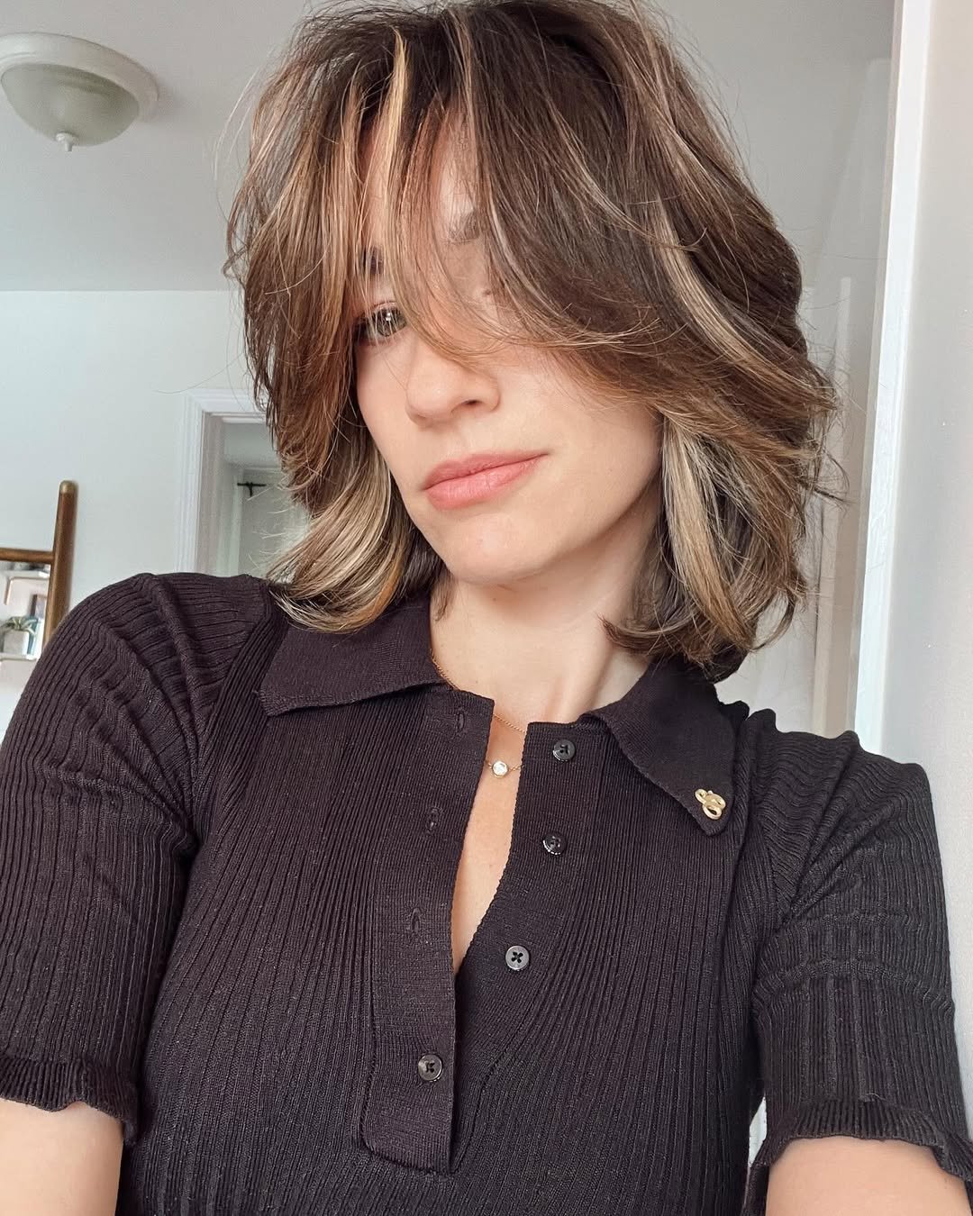 Layered Shaggy Bob Hairstyle