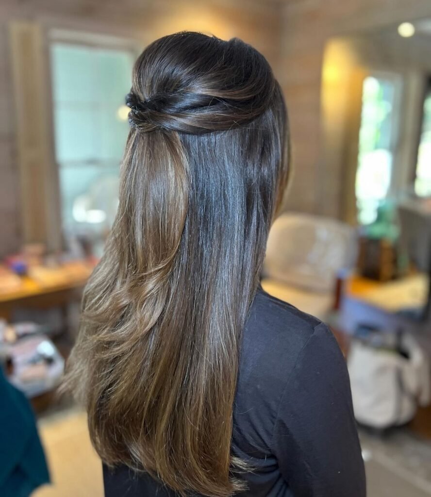 Straight Knot Hairstyle