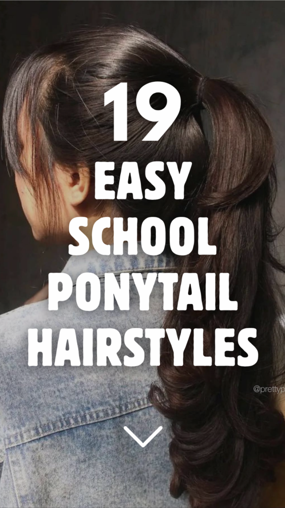School Ponytail Hairstyles