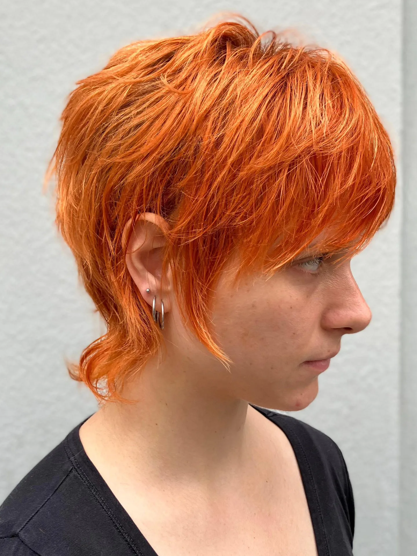 Shaggy long pixie with wispy sides