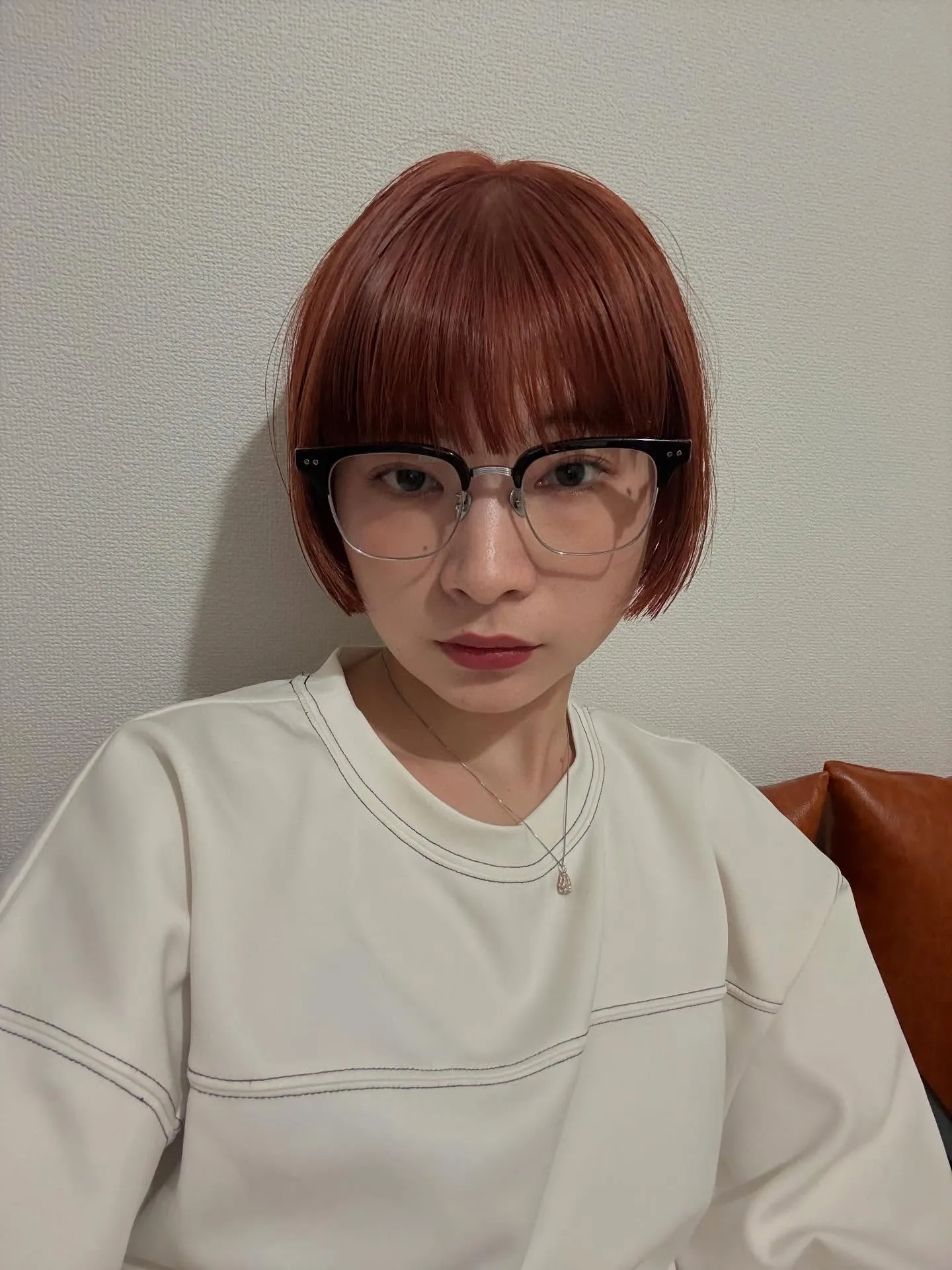 Rounded pixie bob with full fringe