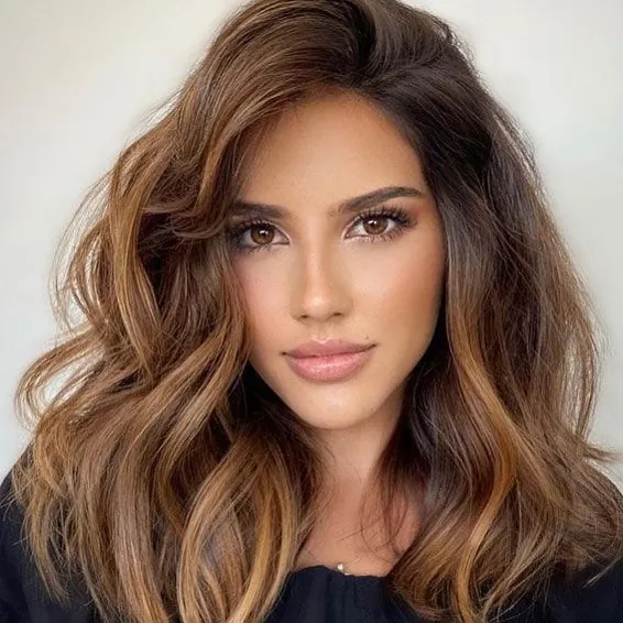 Caramel Fall Hair Ideas