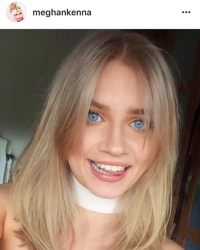Blonde midi bob with long curtain fringe and face-framing layers