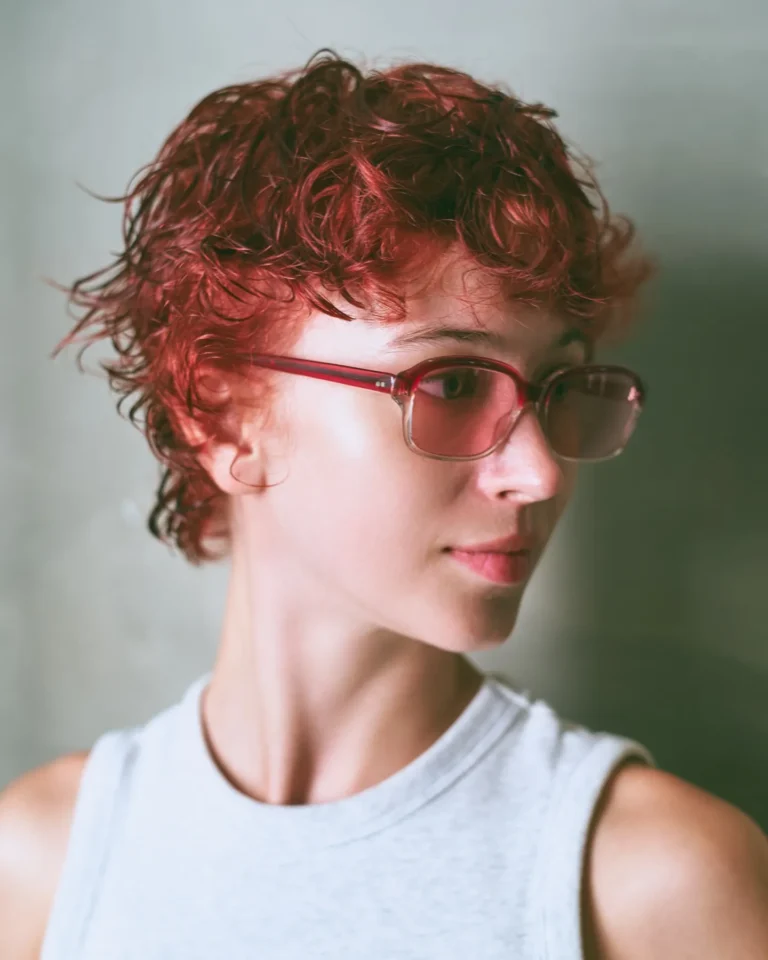 Short Hair With Glasses