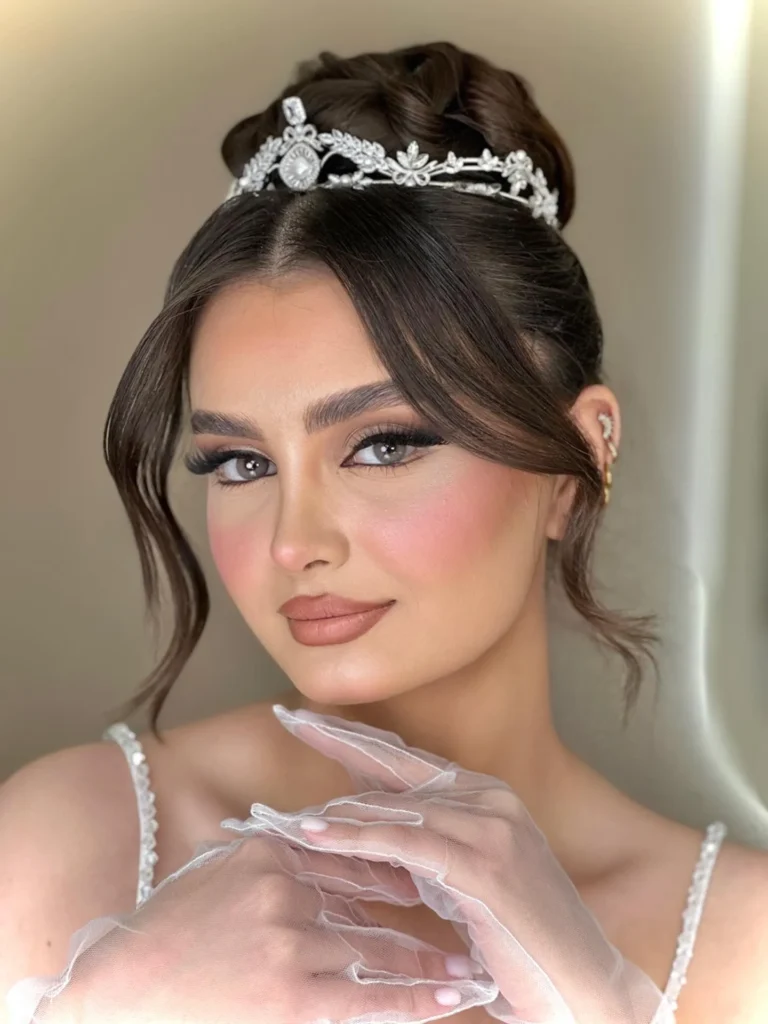 Wedding Hairstyles with Crown