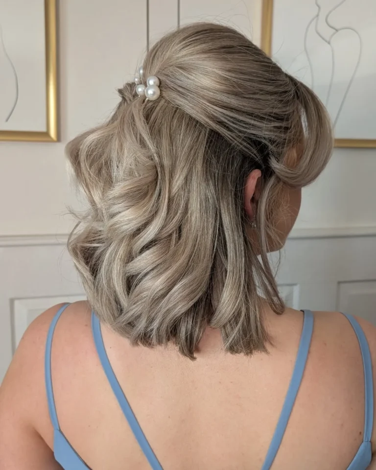Bride Hair with Bangs