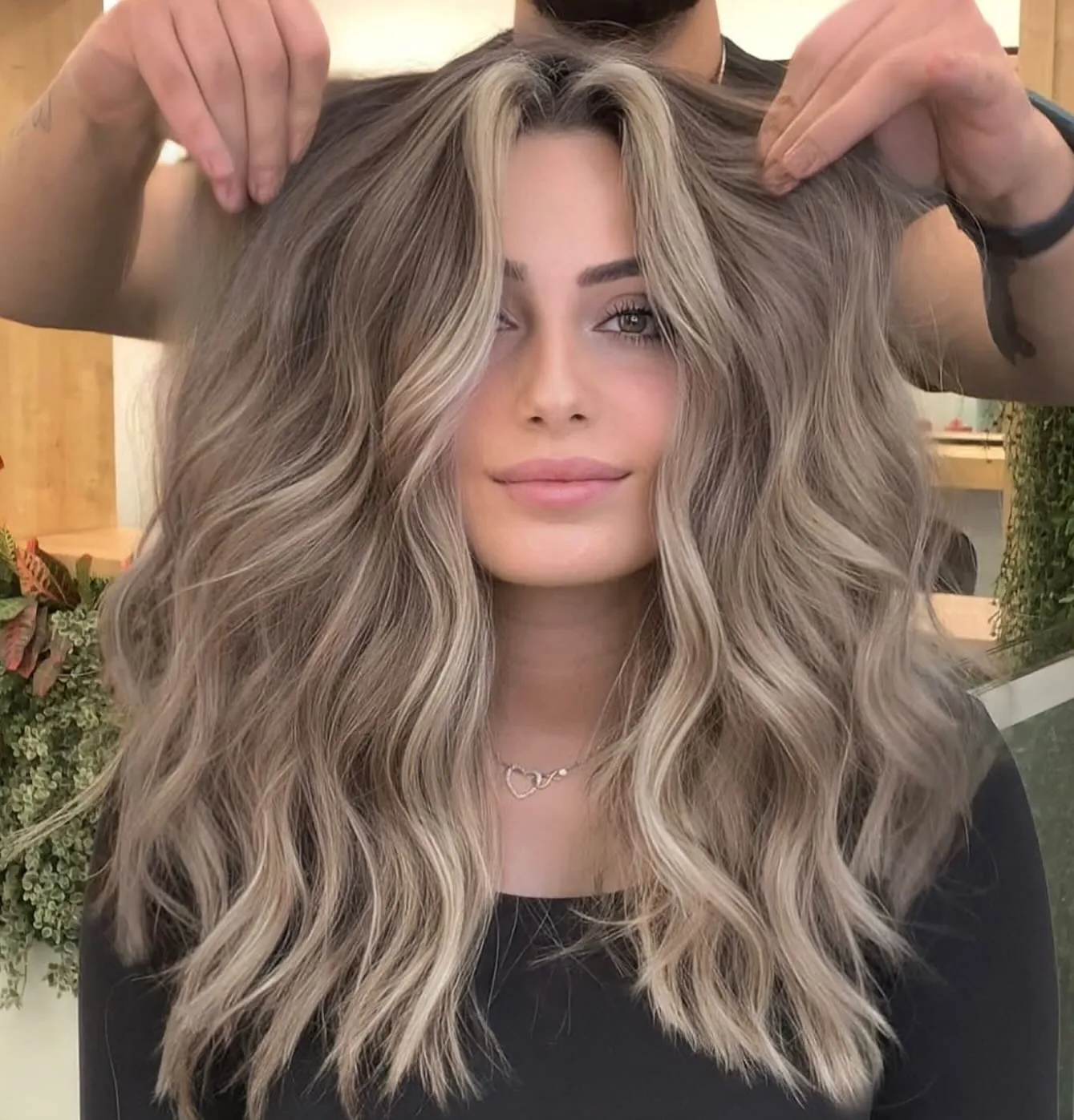 Tousled Ash Blonde Lob