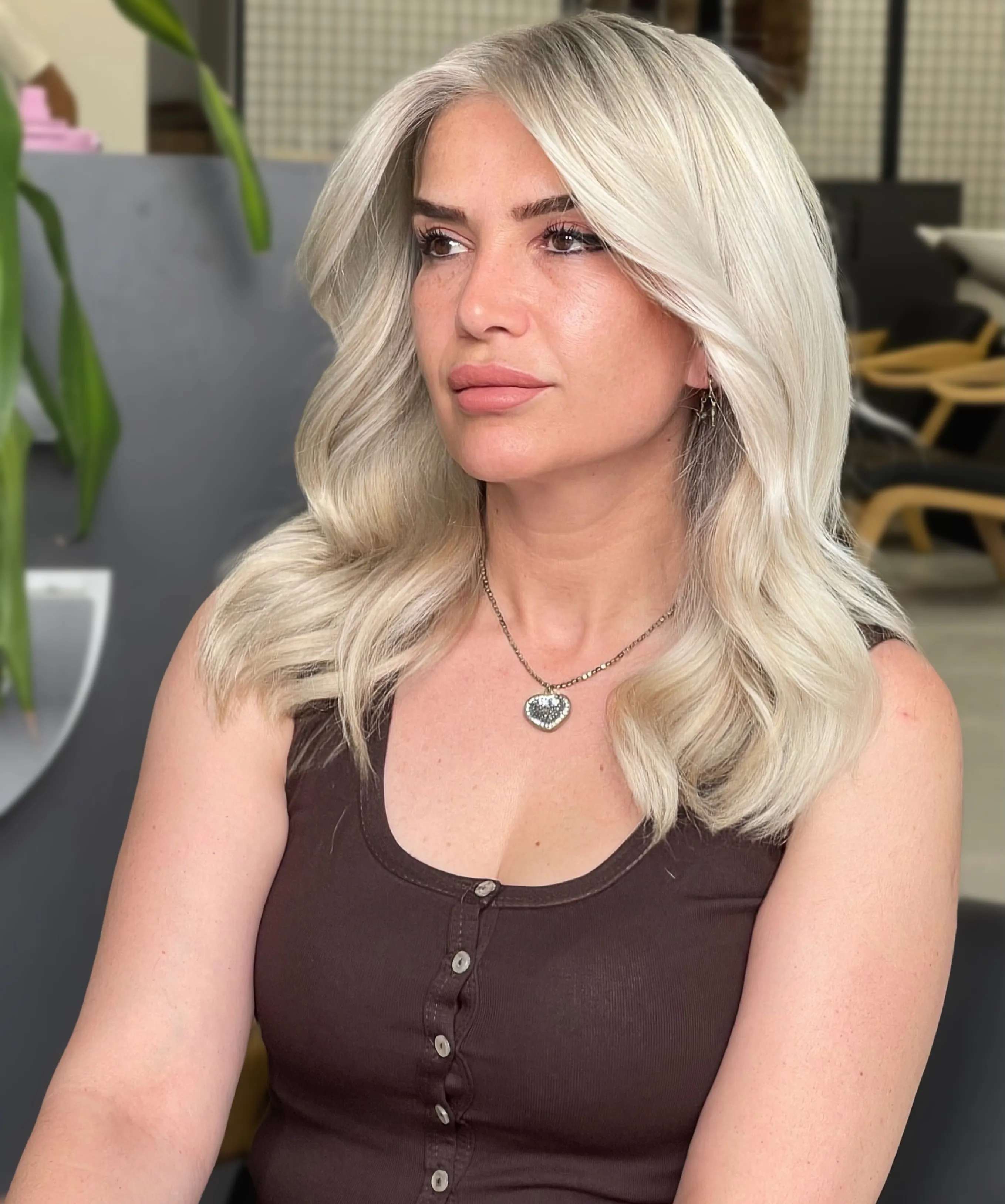 Icy Ash Blonde Waves