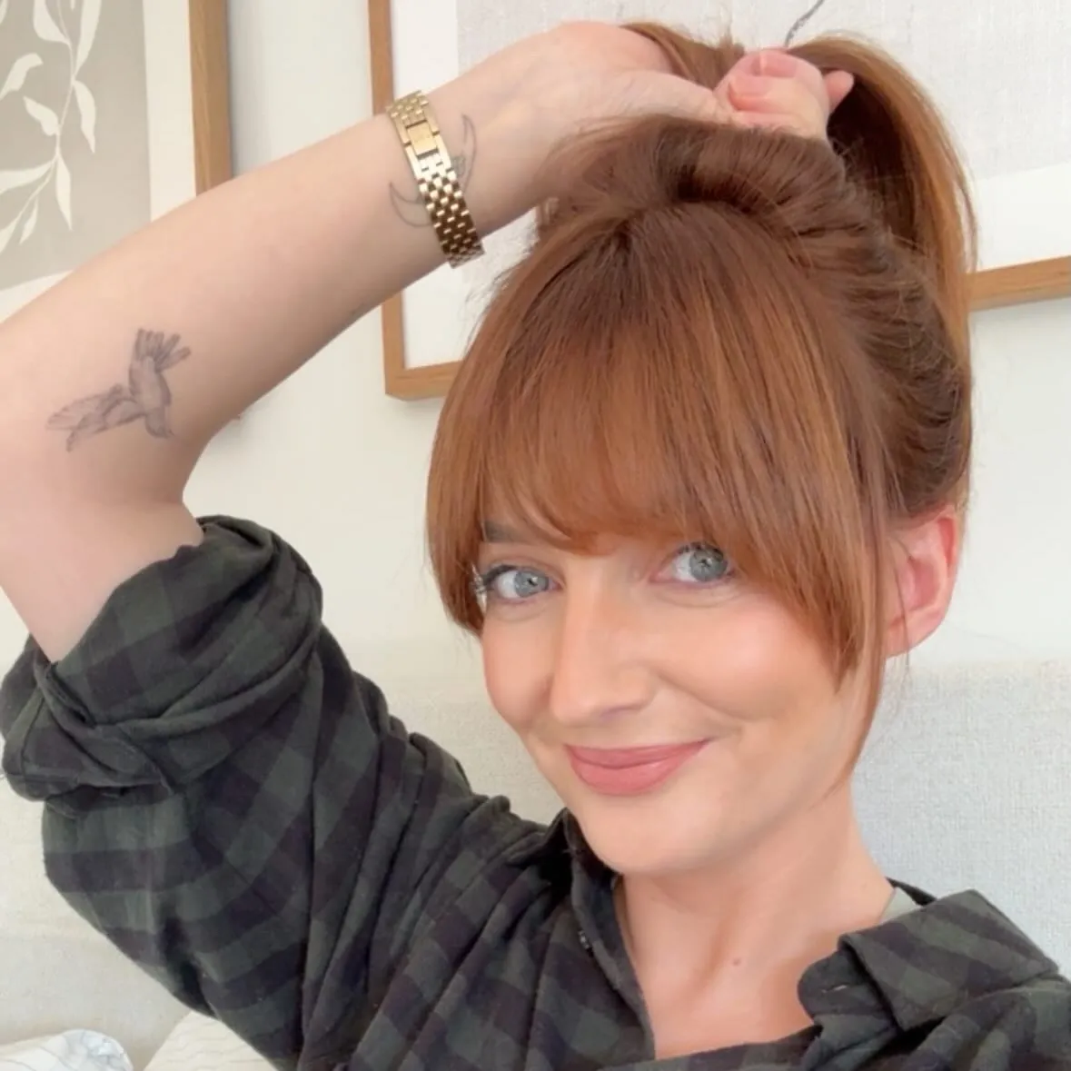 Full Fringe Updo