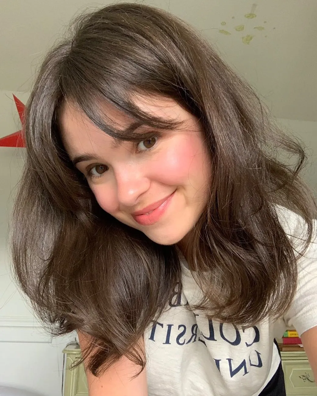 Long Parted Bangs