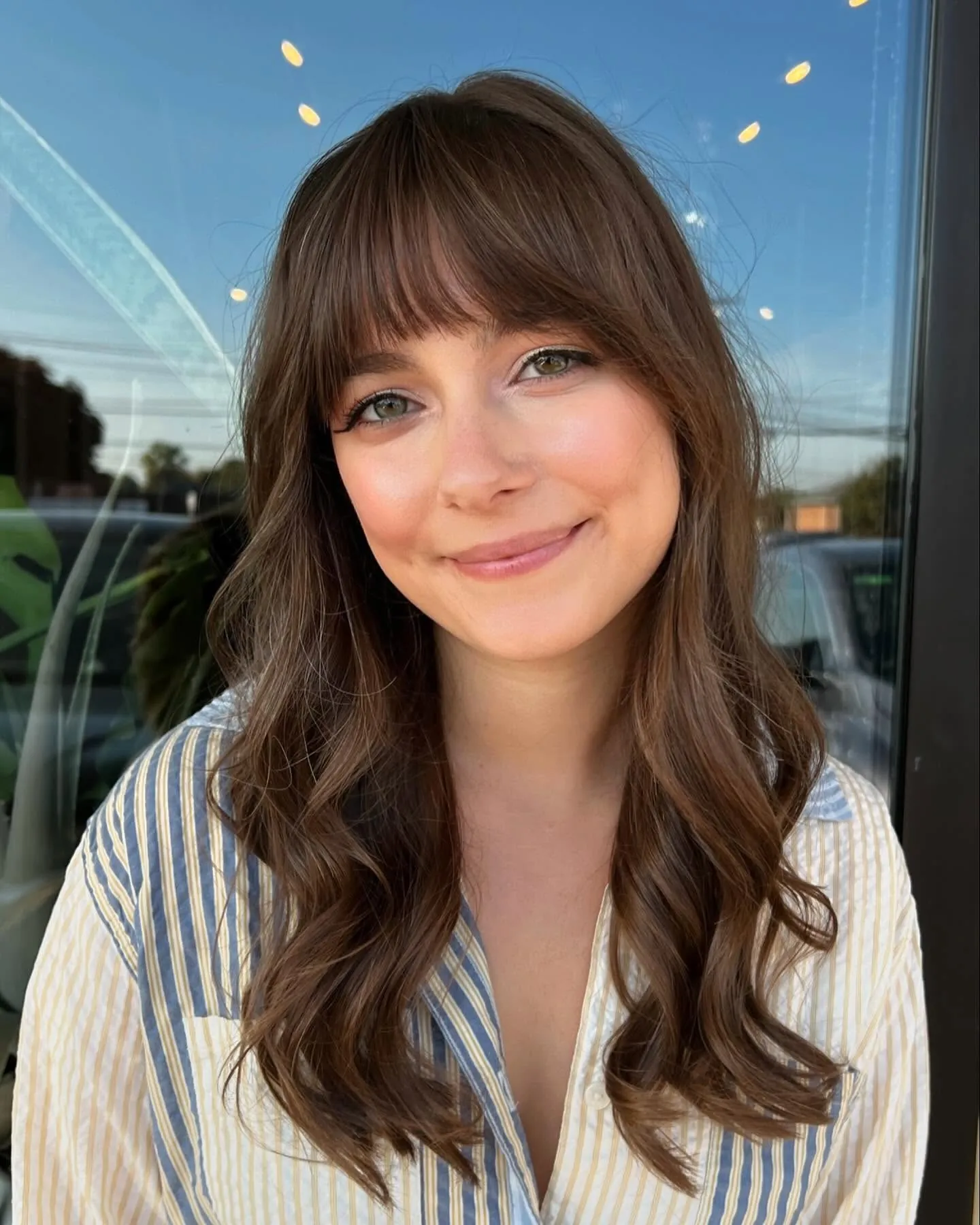 Rounded Full Bangs