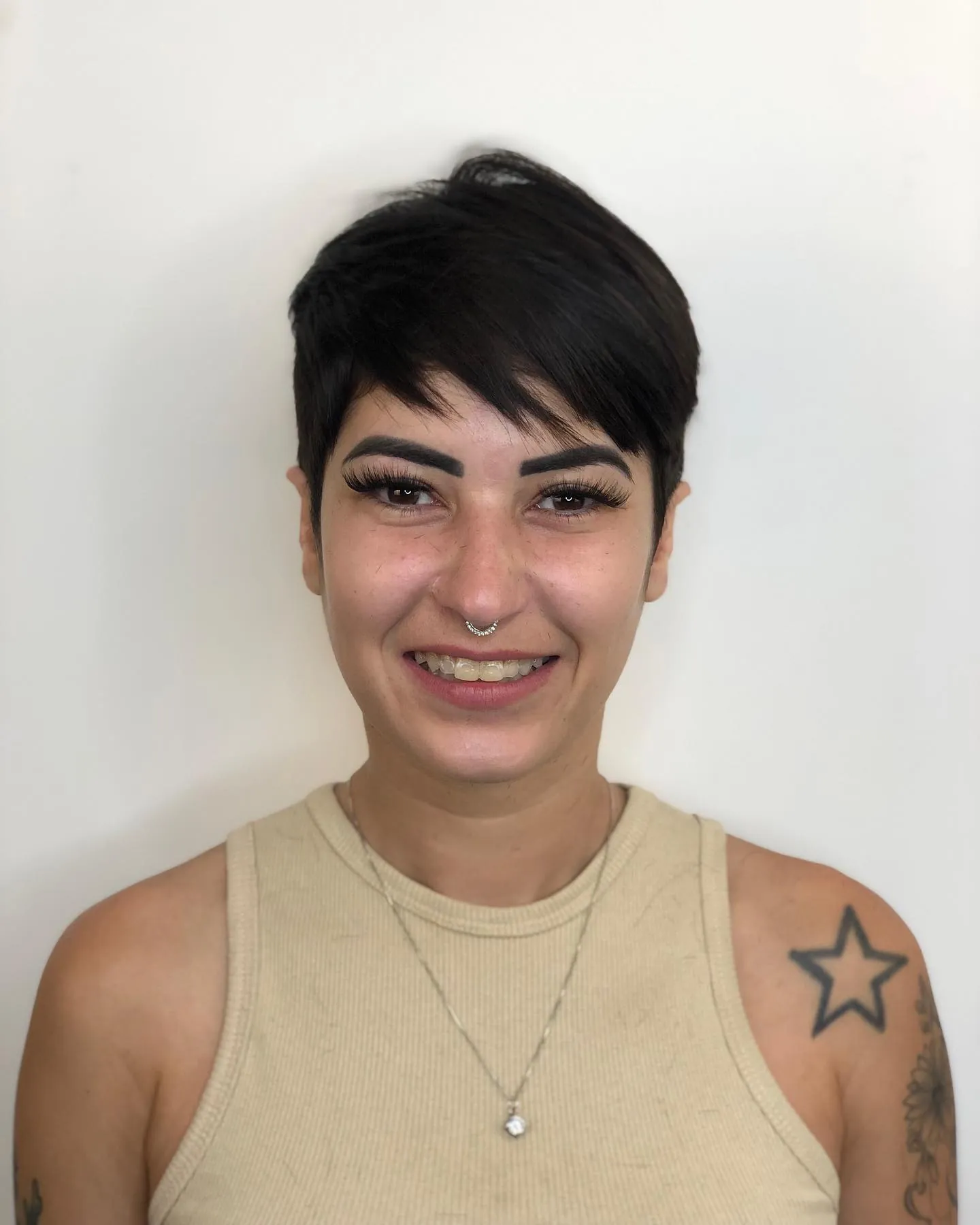 side fringe crop haircut