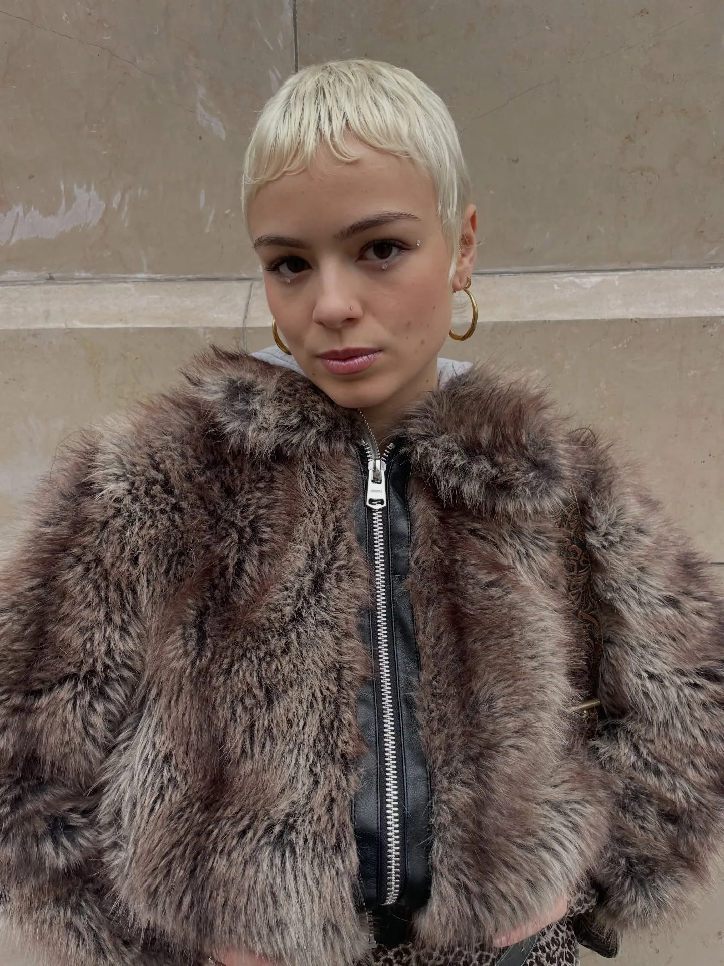 Blonde Buzz Cut in blonde hair