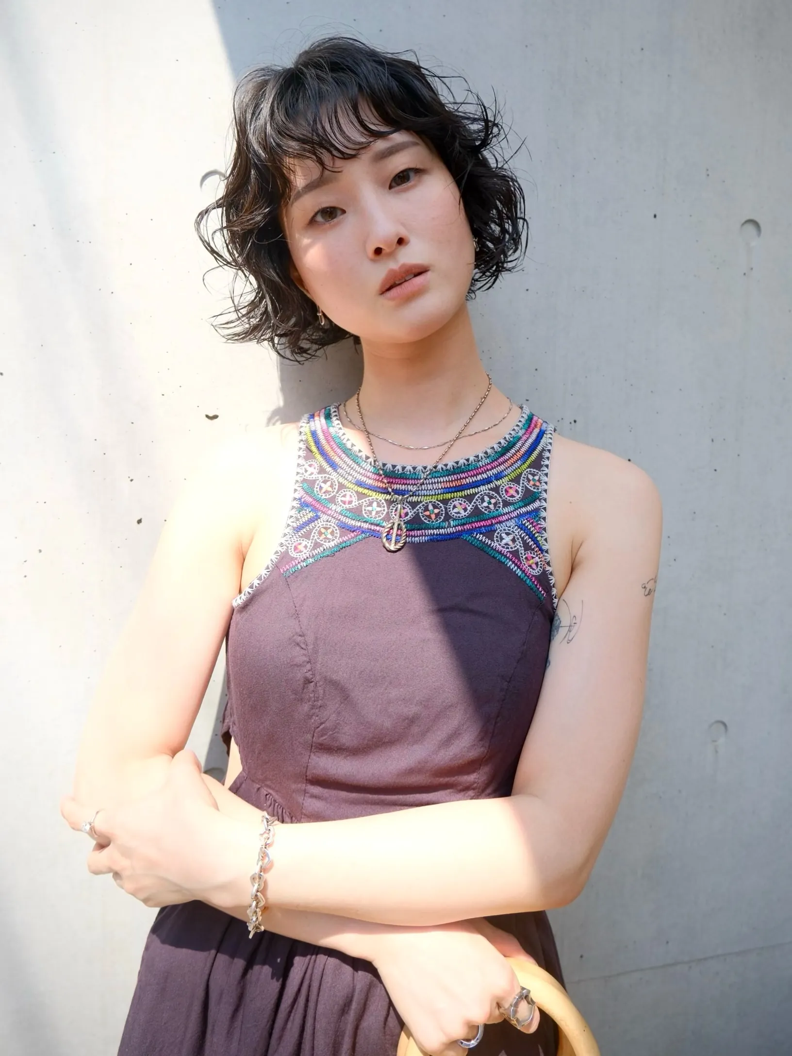 Cropped Curly Bob
