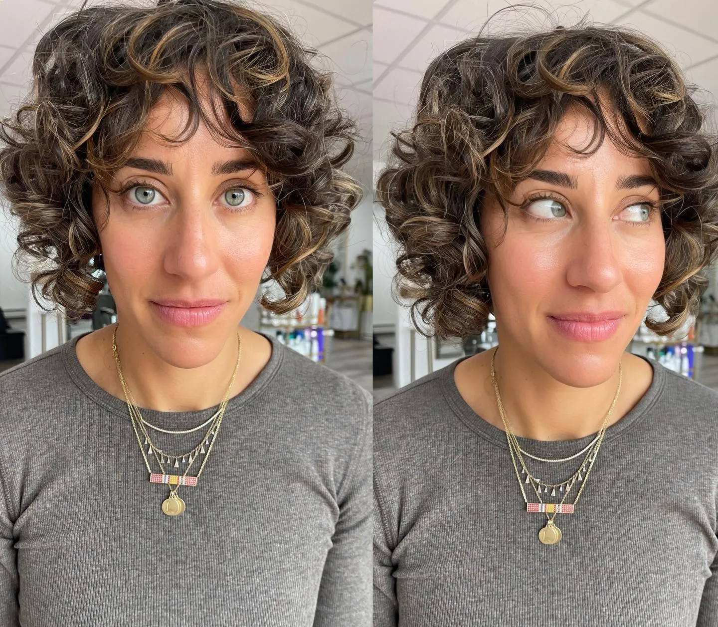Short Curly Bob