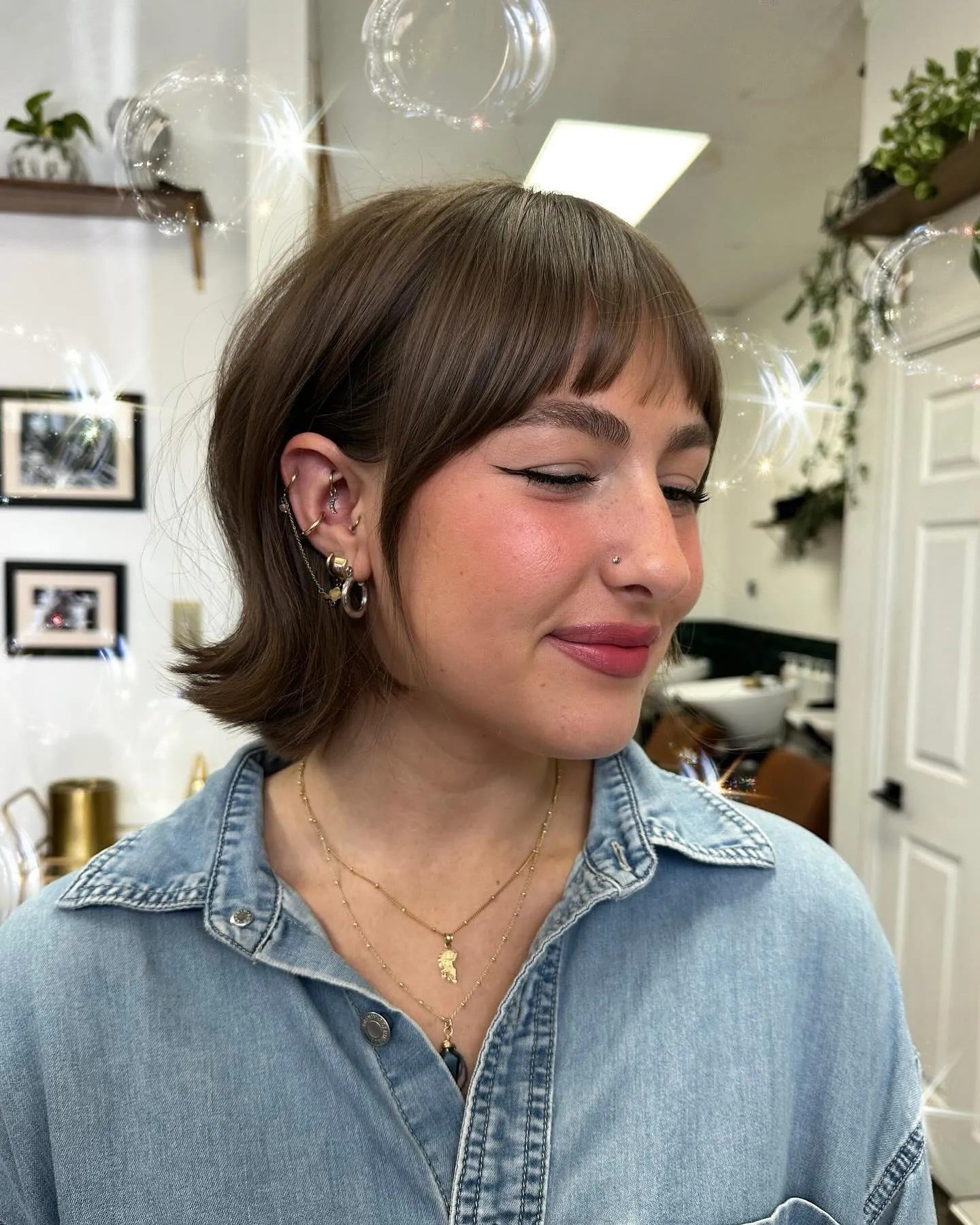 Flipped Fringe Bob