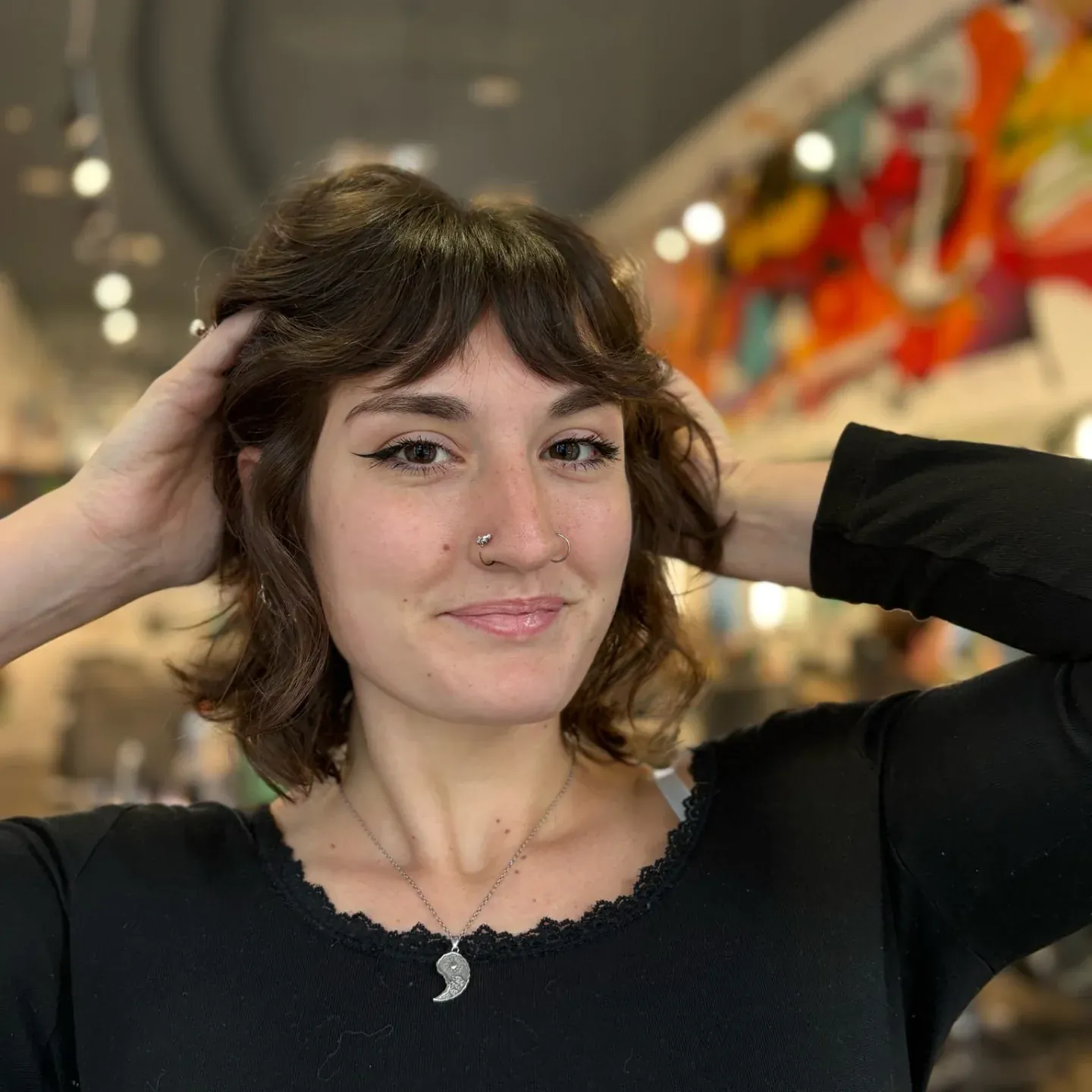 Textured Dark Bob