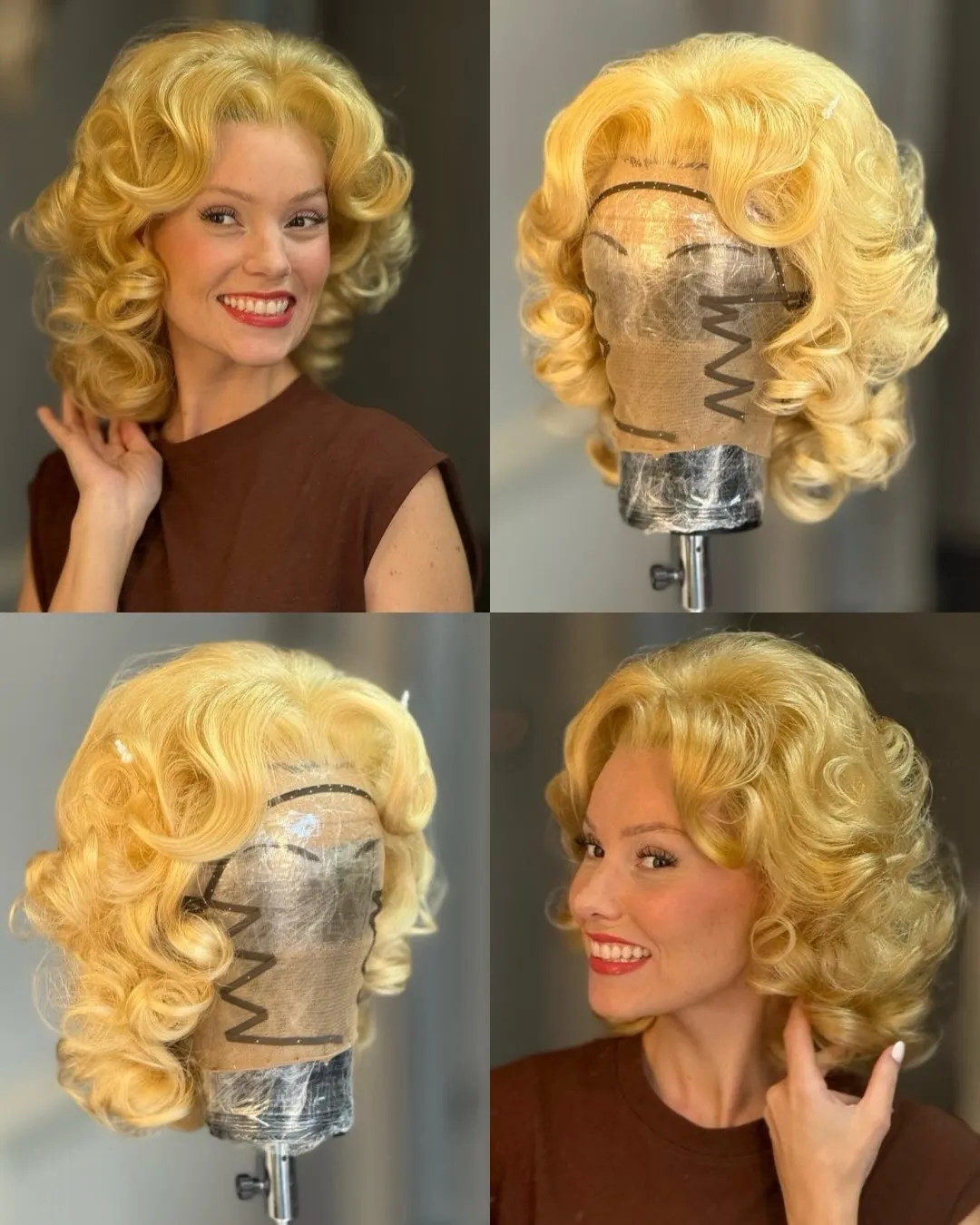 Classic Bouffant hairstyle