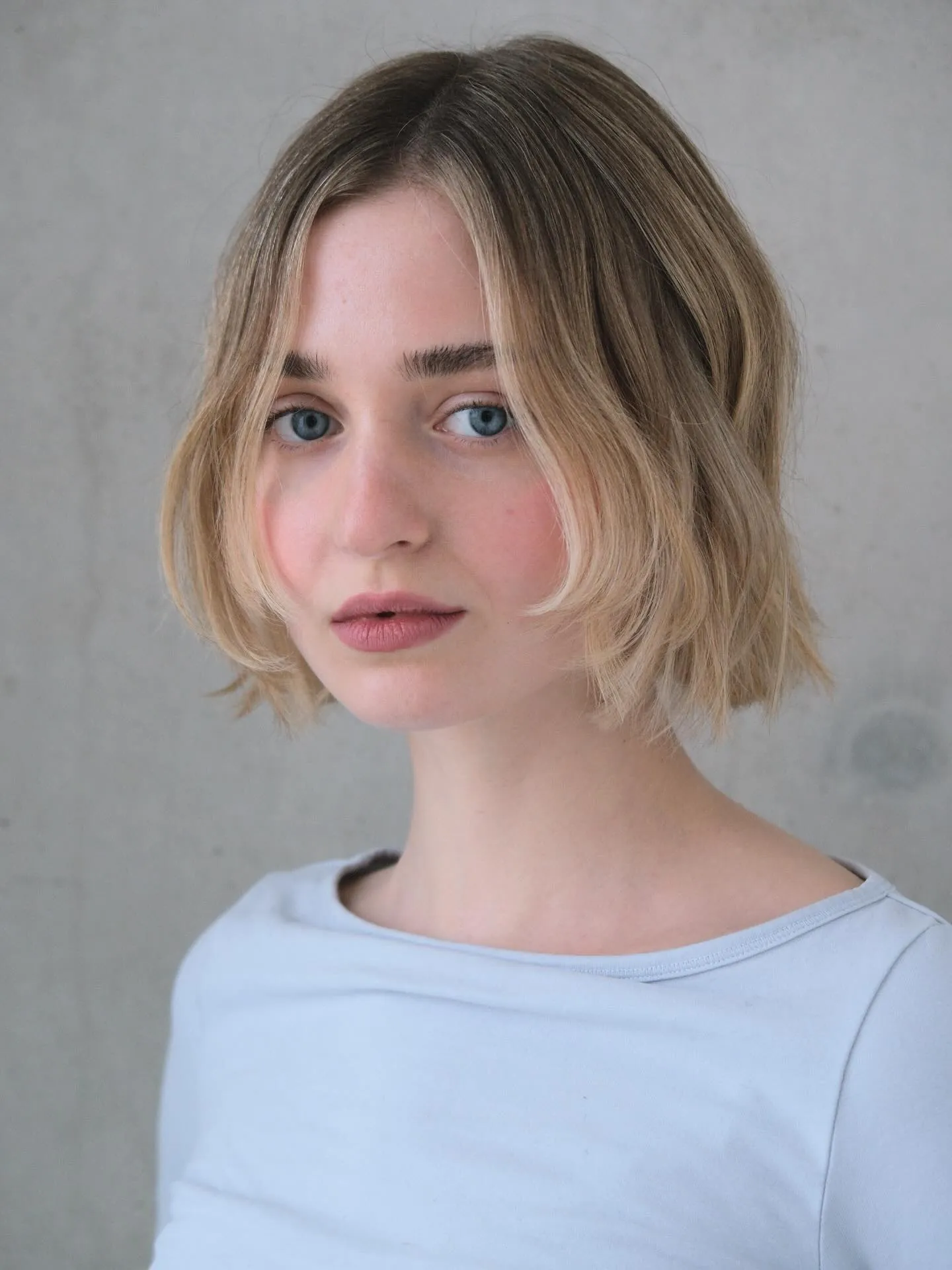 wispy box bob haircut