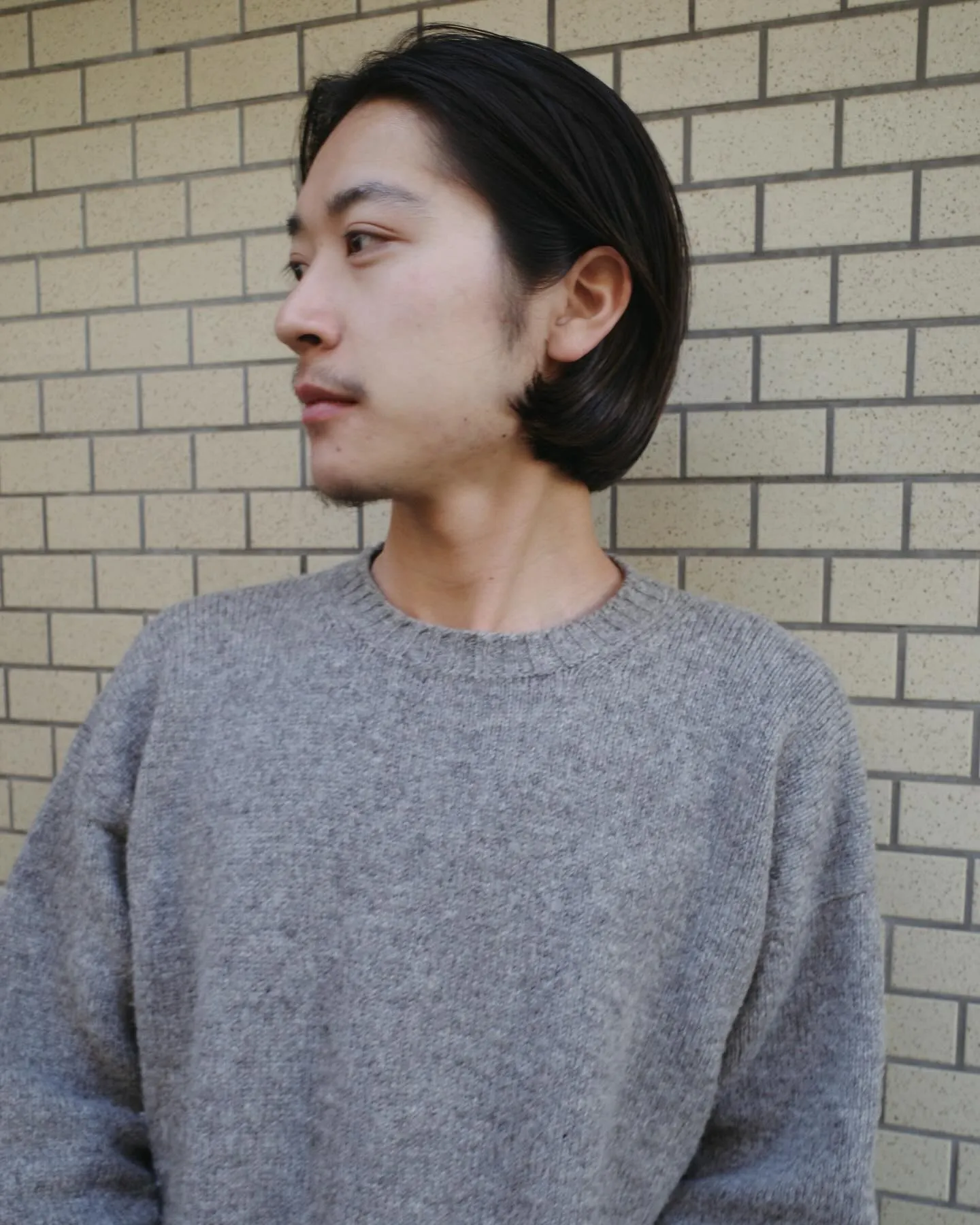 Slicked-Back Nape Bob