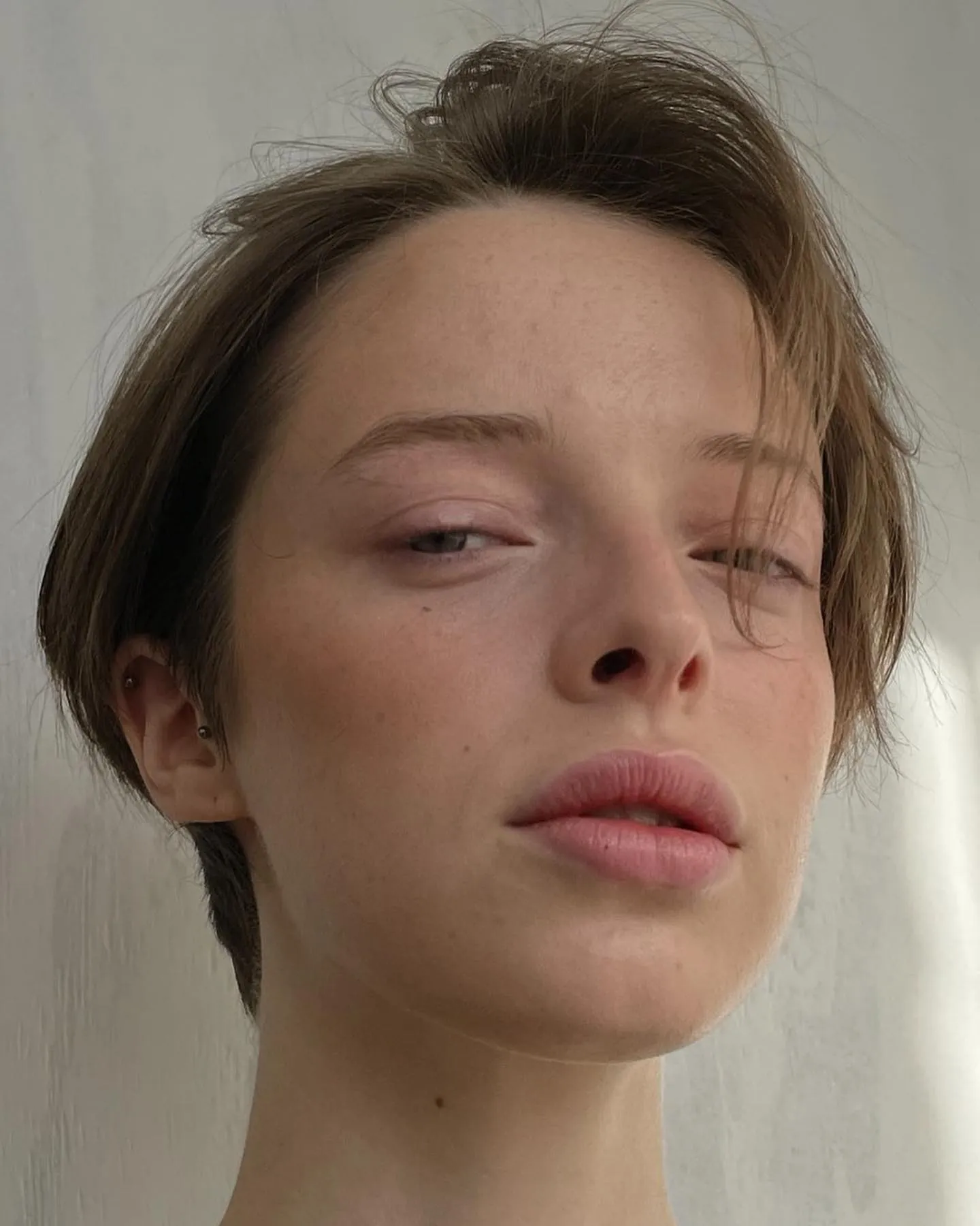 Cropped Ear-Length Bob