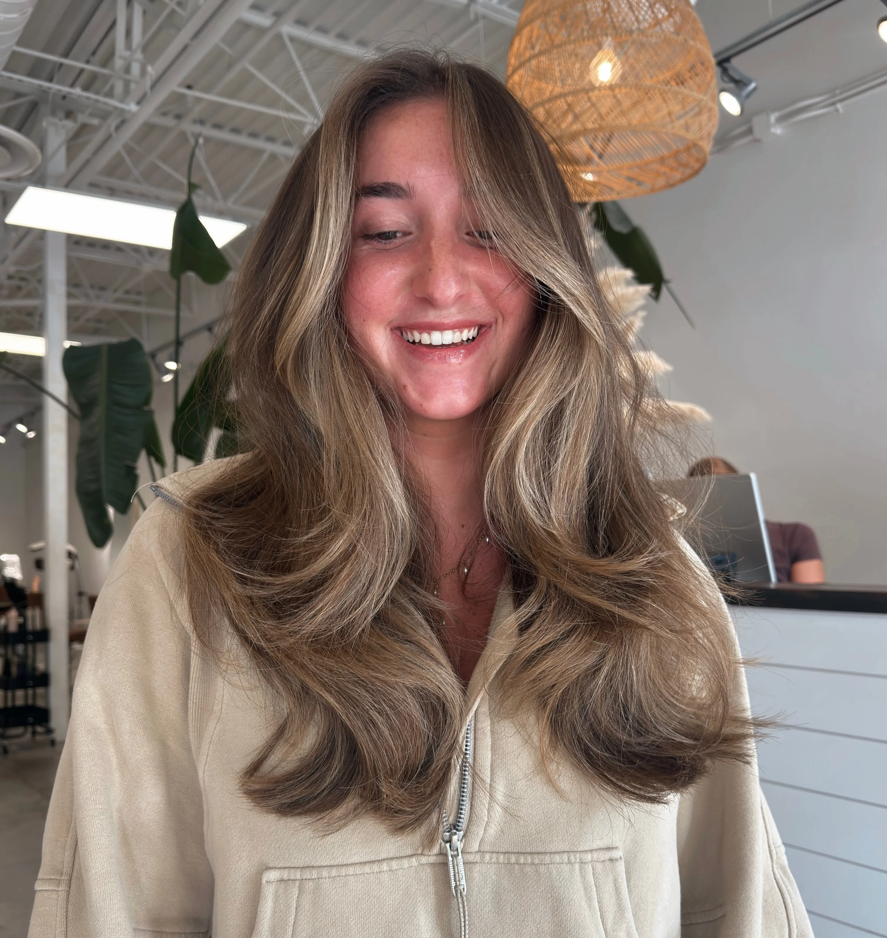 Layered Bronde Blowout