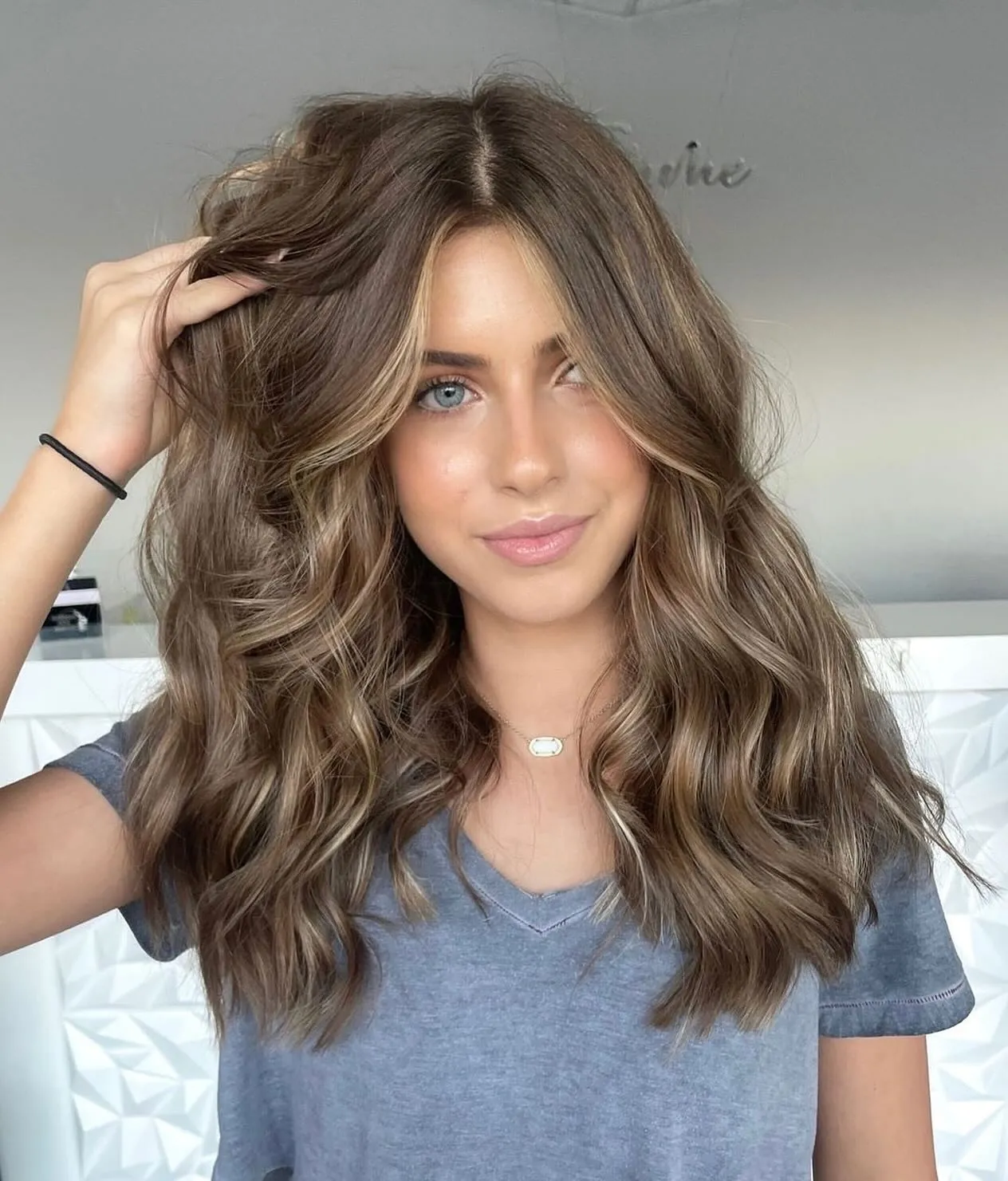 Soft Bronde Curls