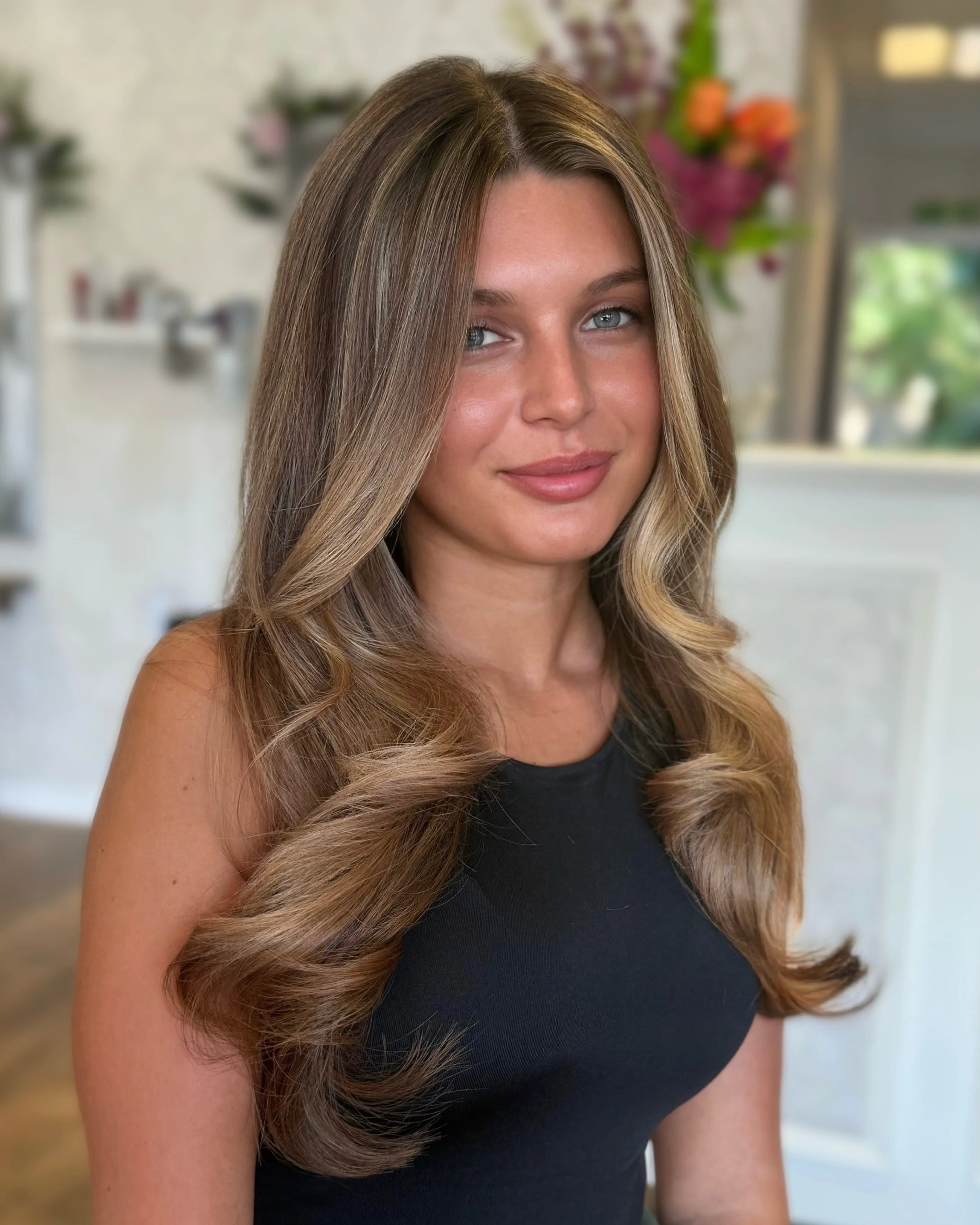 Flipped Bronde Layers