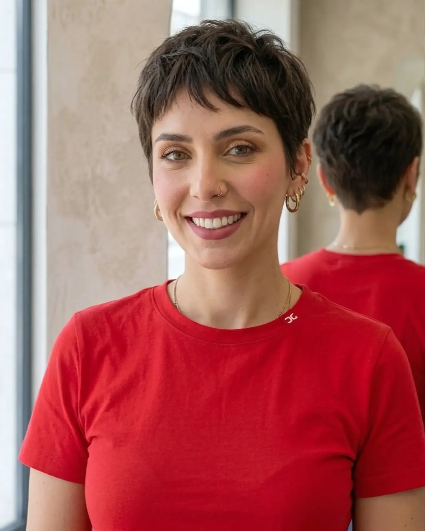 tapered fringe pixie haircut