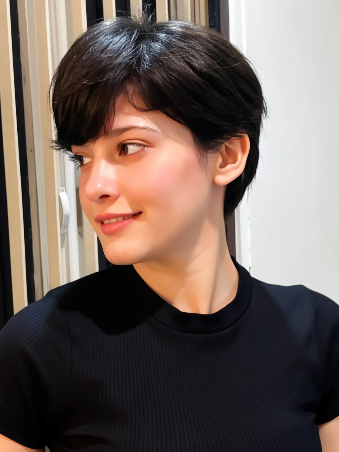 parted pixie cut haircut