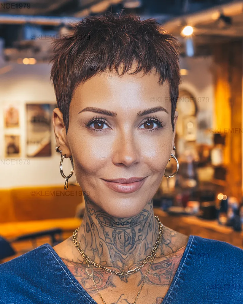 choppy fringe pixie haircut