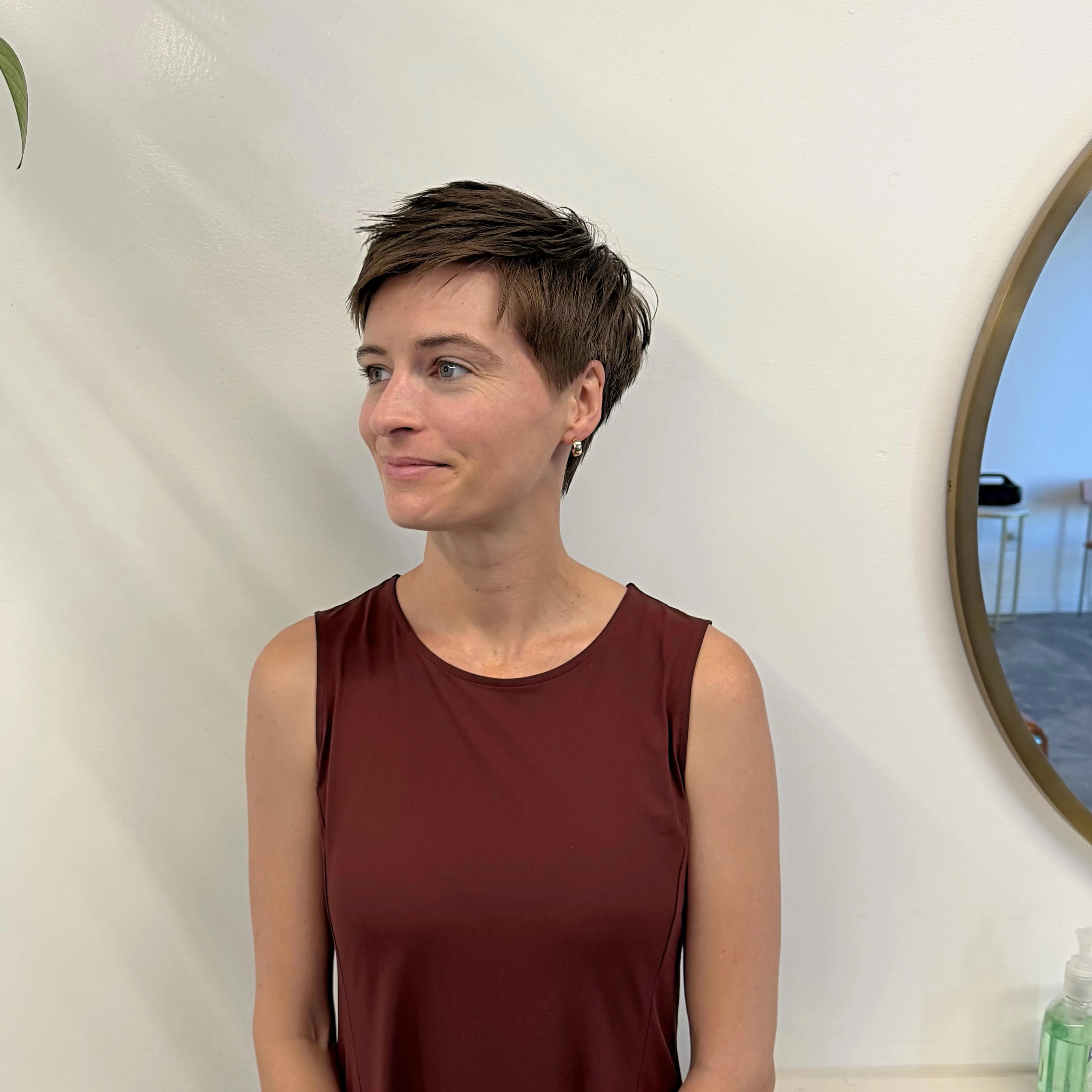 short textured crop haircut