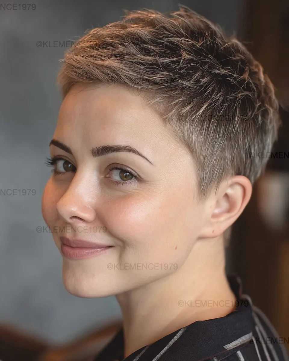 classic choppy pixie