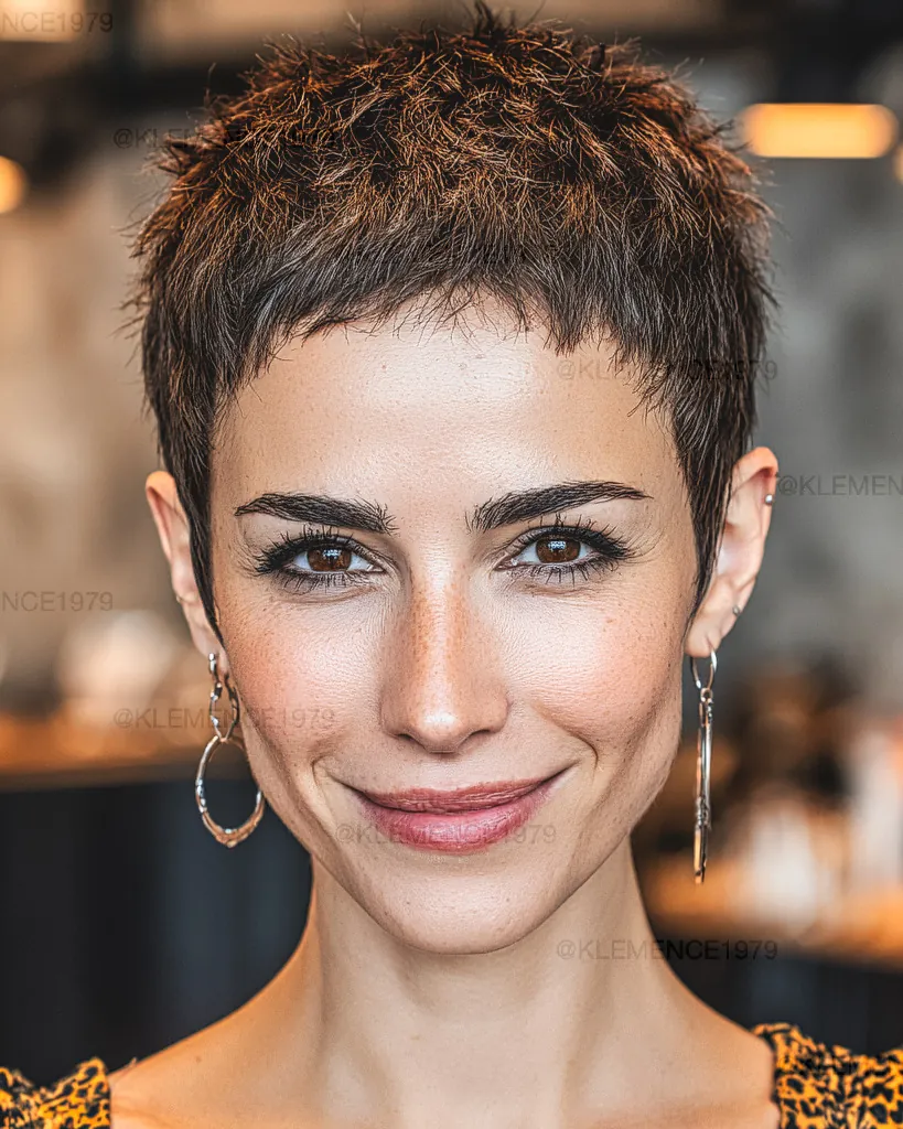 bold choppy pixie