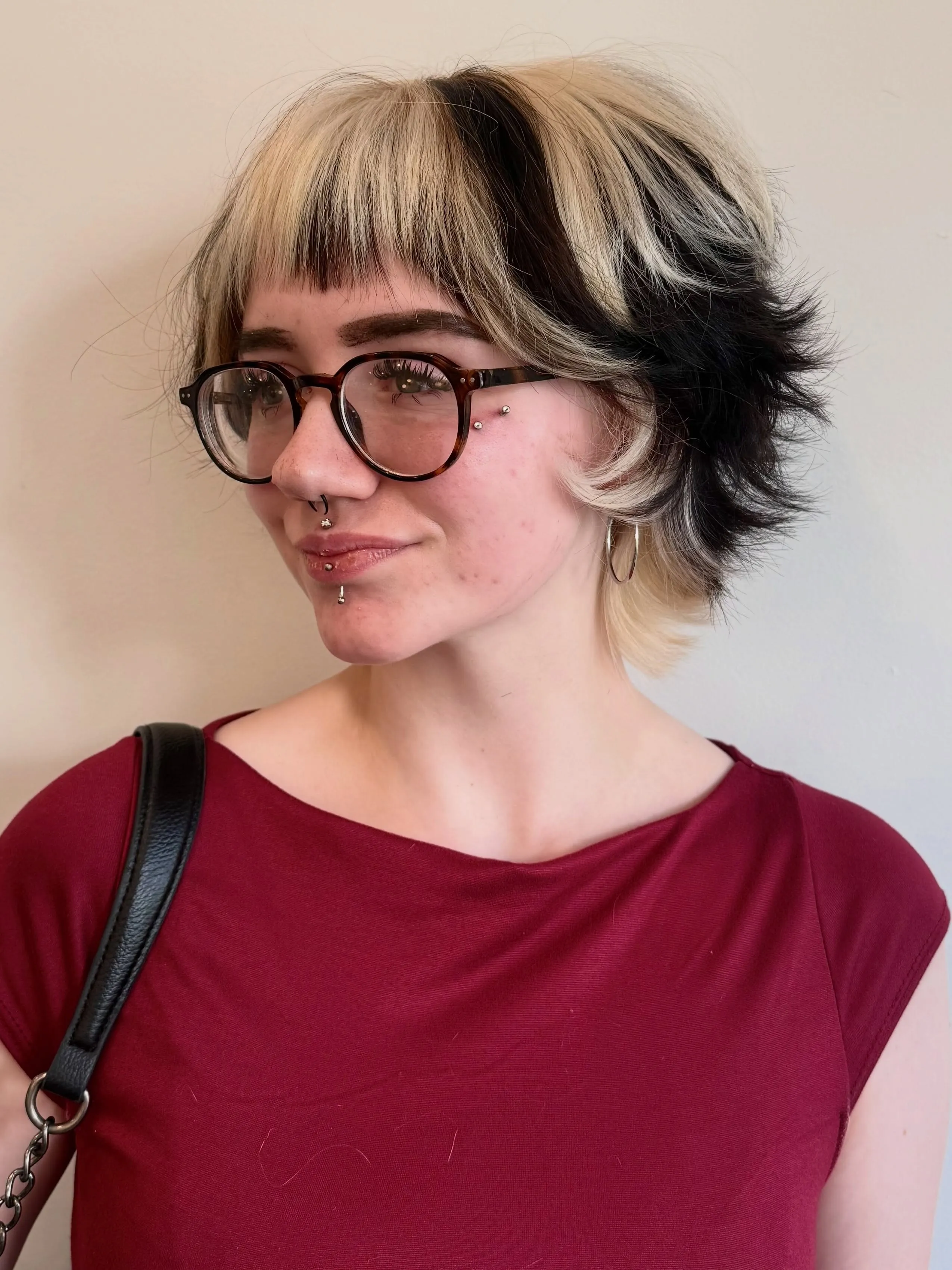 messy choppy pixie
