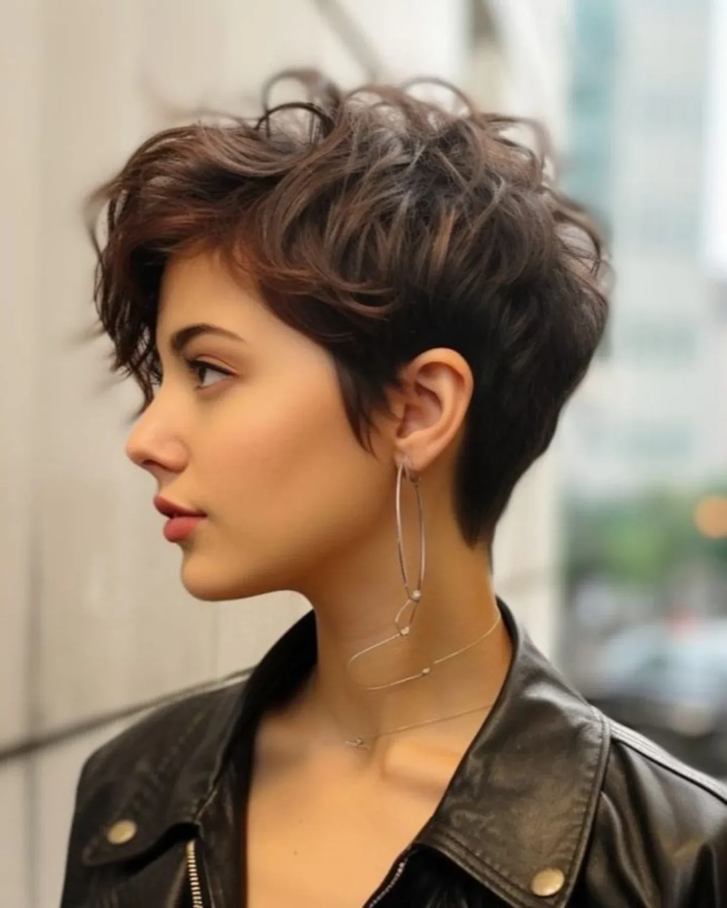 cropped choppy pixie