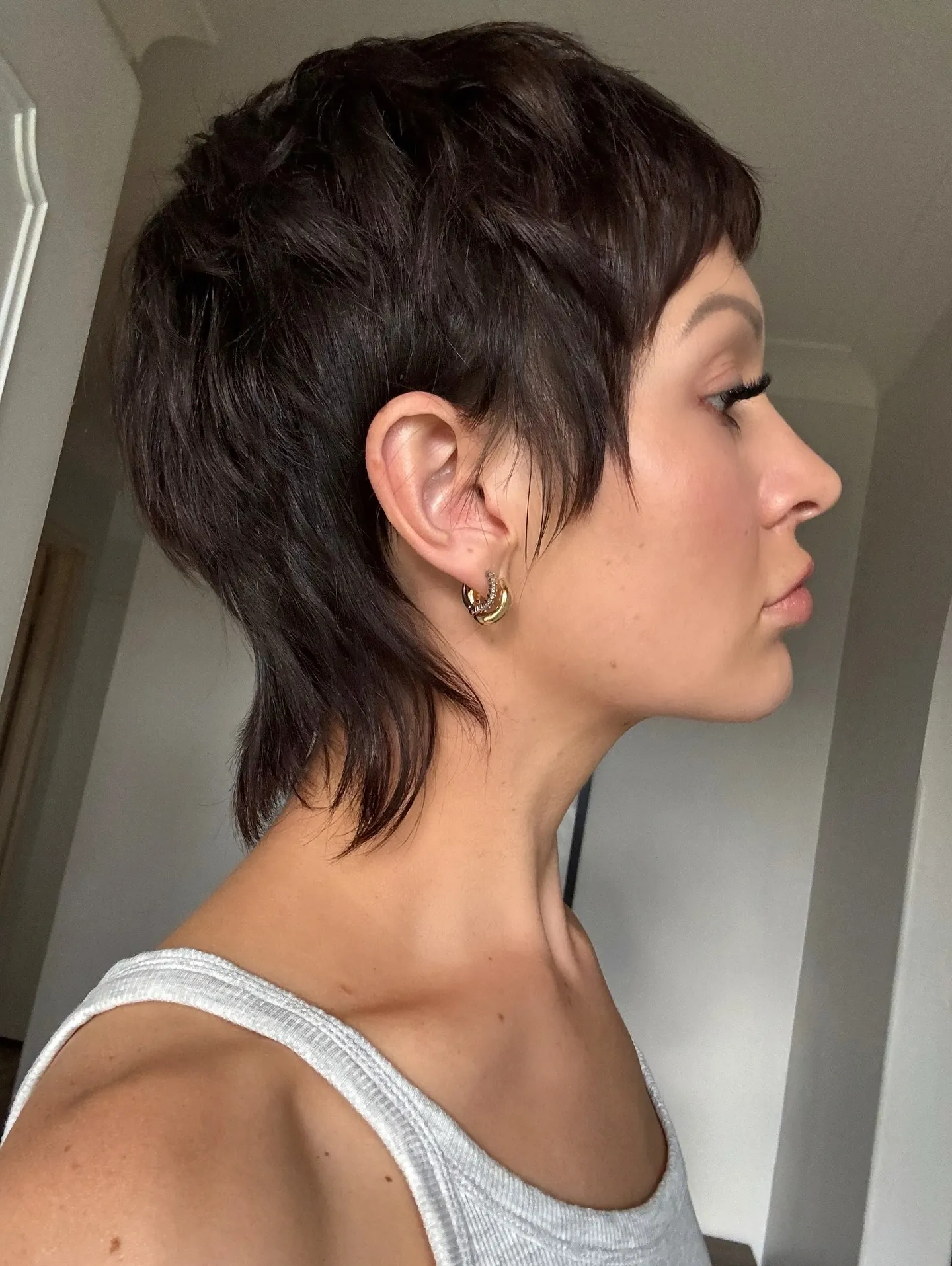 layered choppy pixie