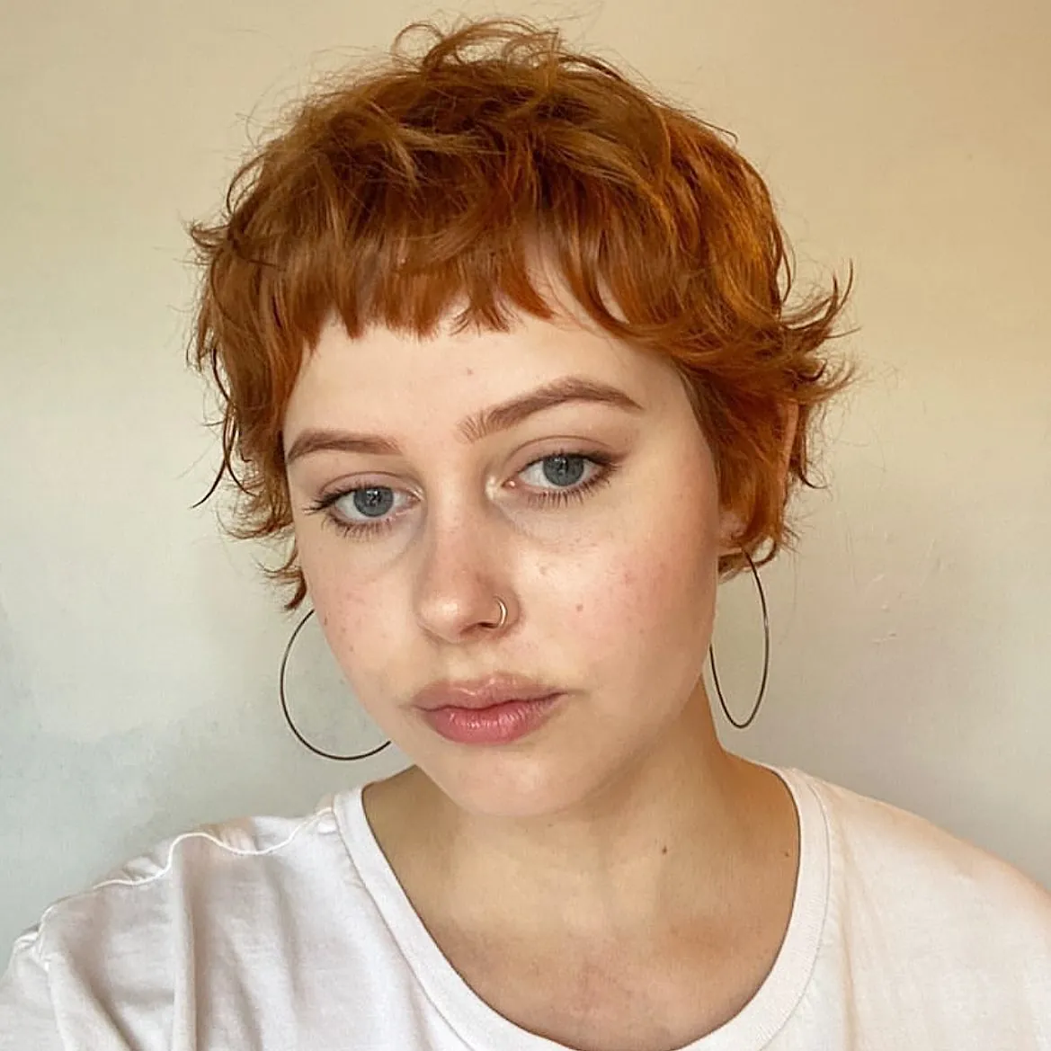 edgy choppy pixie cut