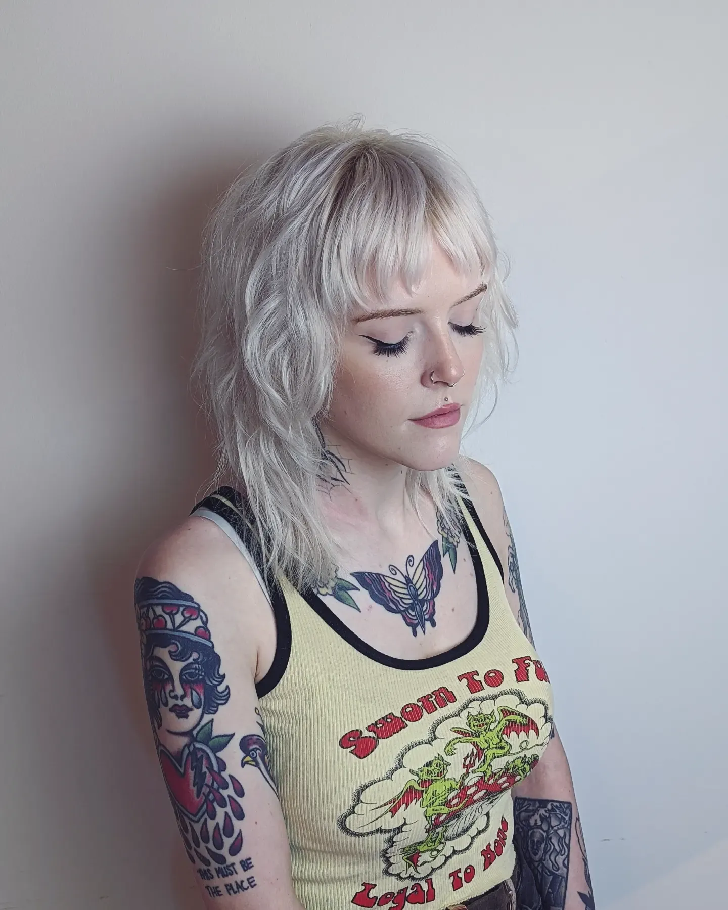 Choppy Platinum Shag