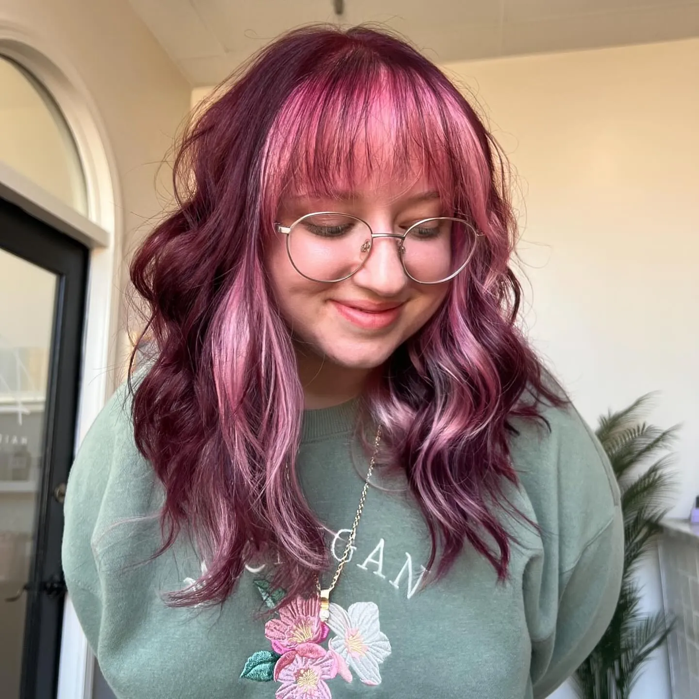 Curtain Fringe hairstyle
