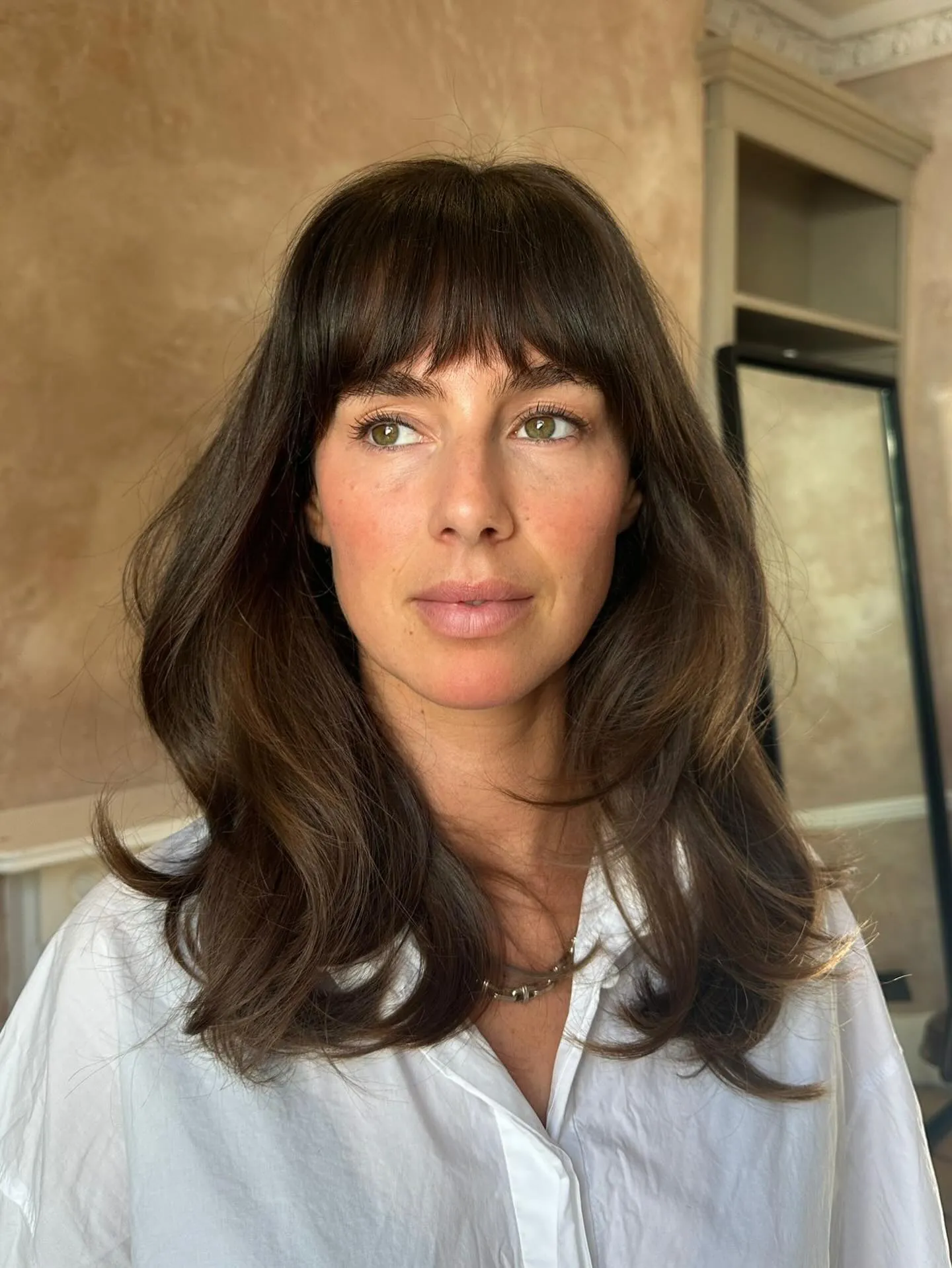 Rounded Bangs hairstyle