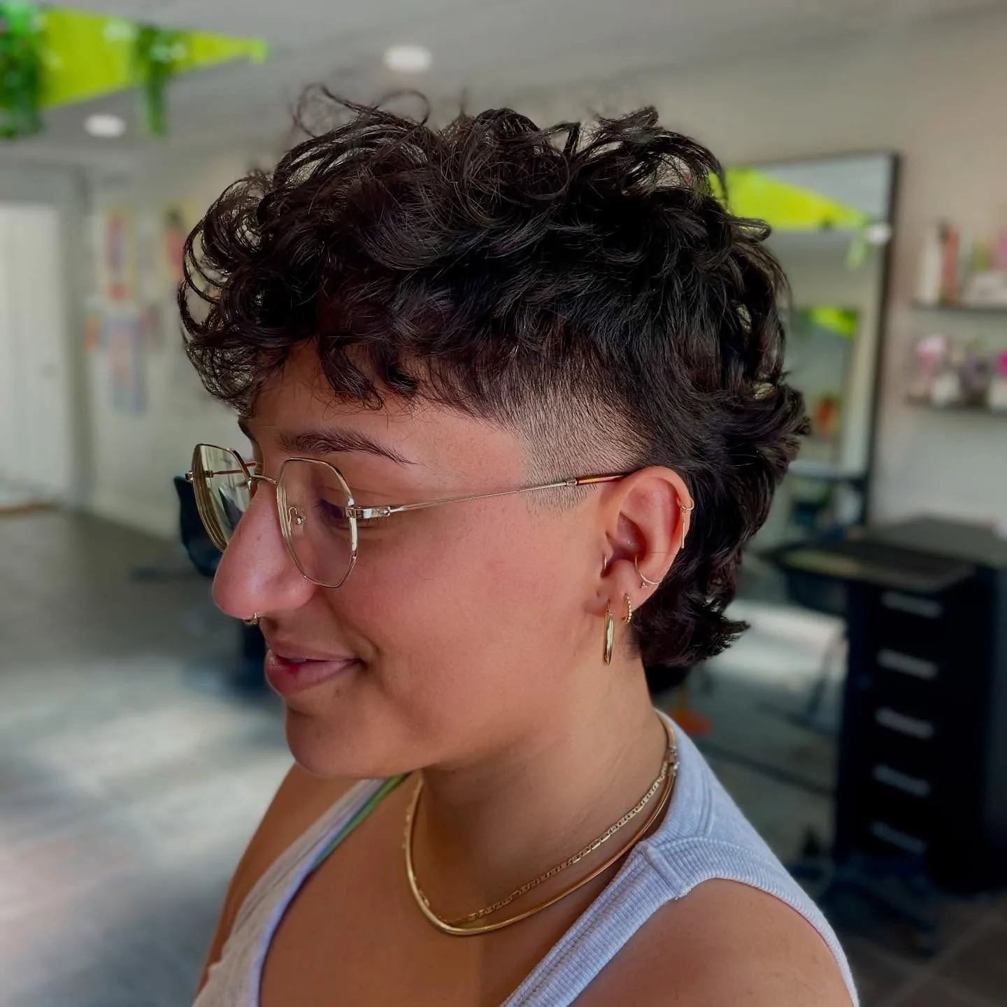 Layered Mullet hairstyle