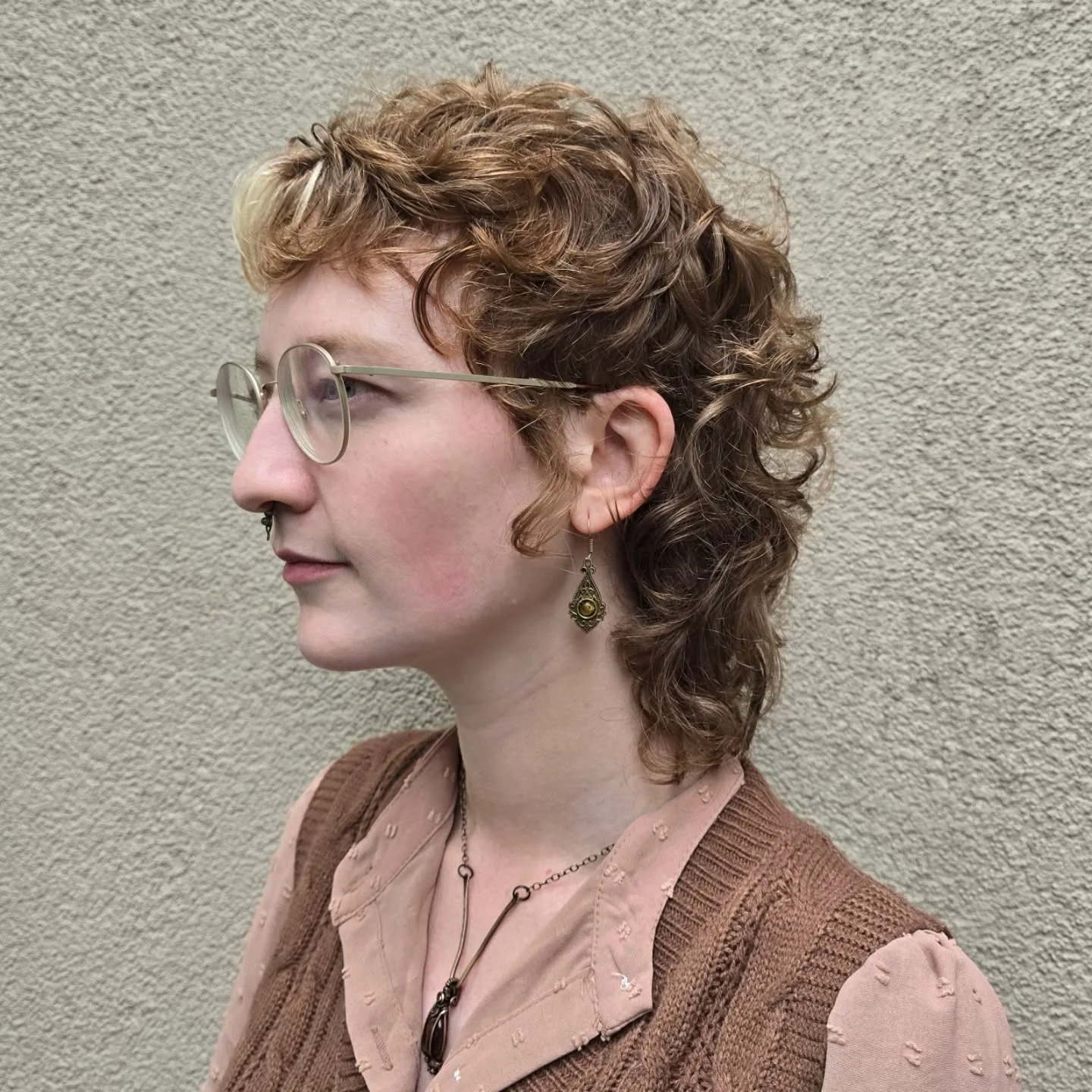 Short Curly Layers hairstyle