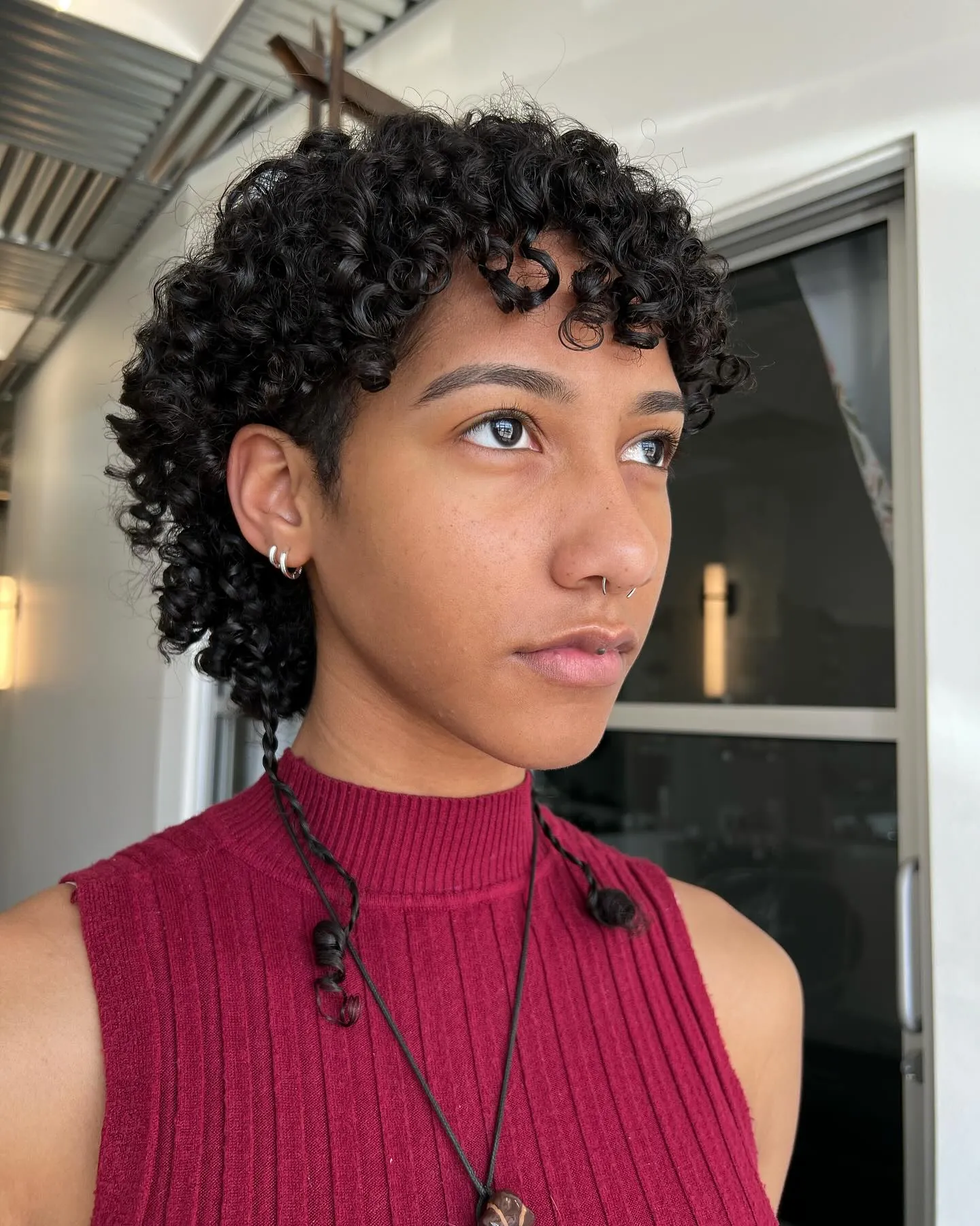 Short Curly Layers hairstyle