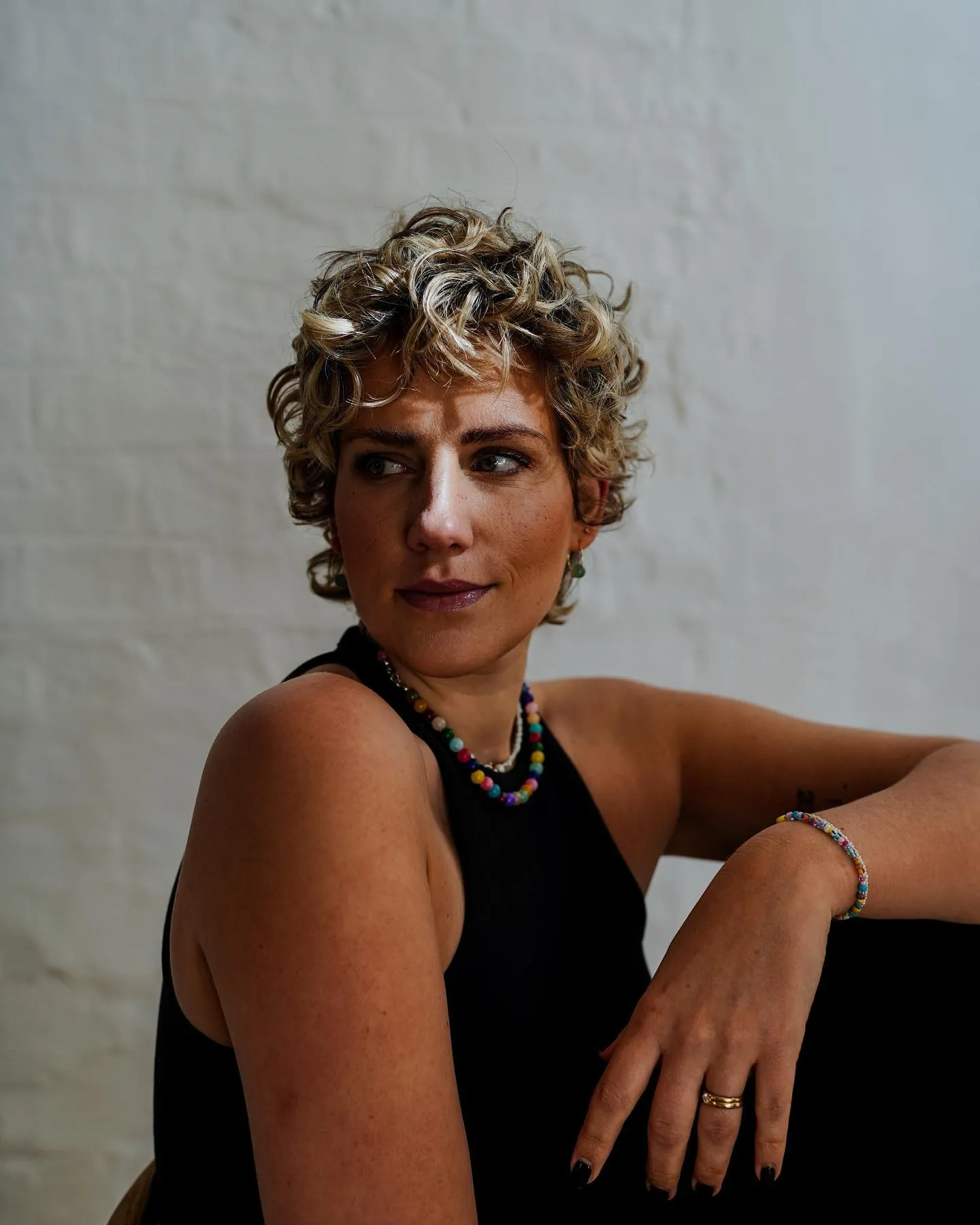 Curly Pixie hairstyle