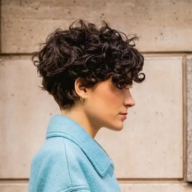 Coiled Pixie hairstyle