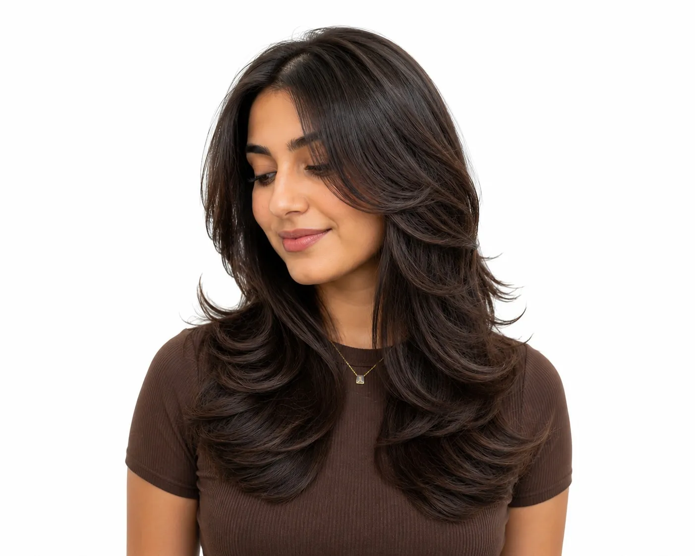 Rounded Face-Framing Layers