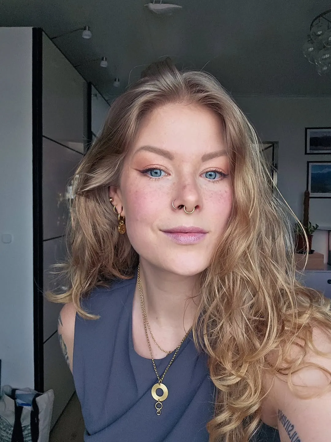 Curly Dirty Blonde