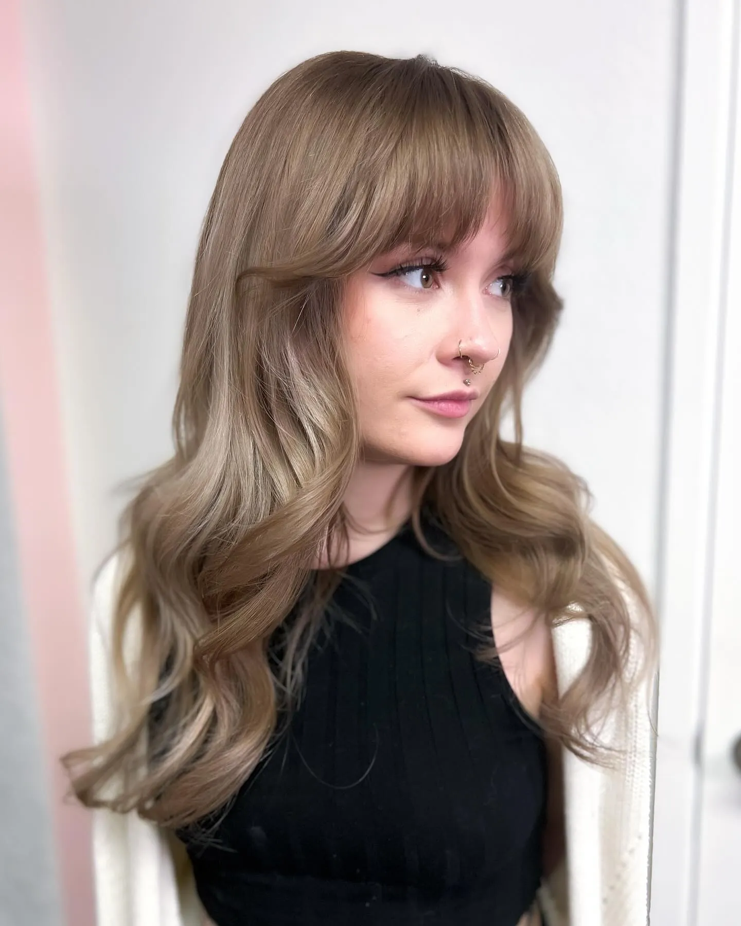 Dirty Blonde With Bangs