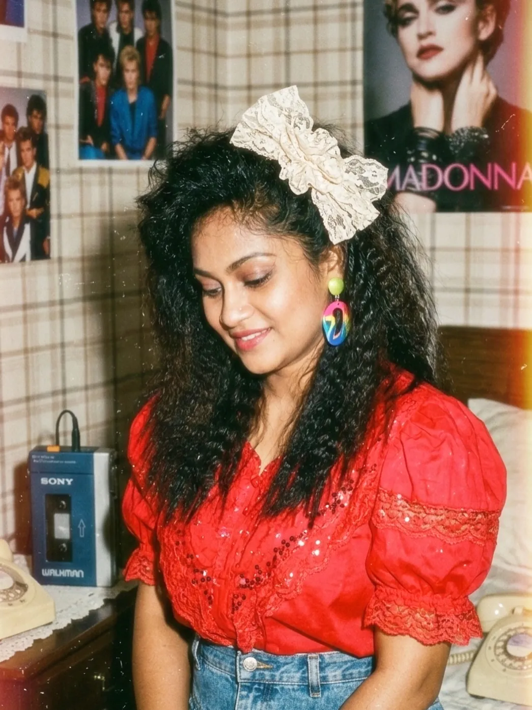 Layered Waves hairstyle